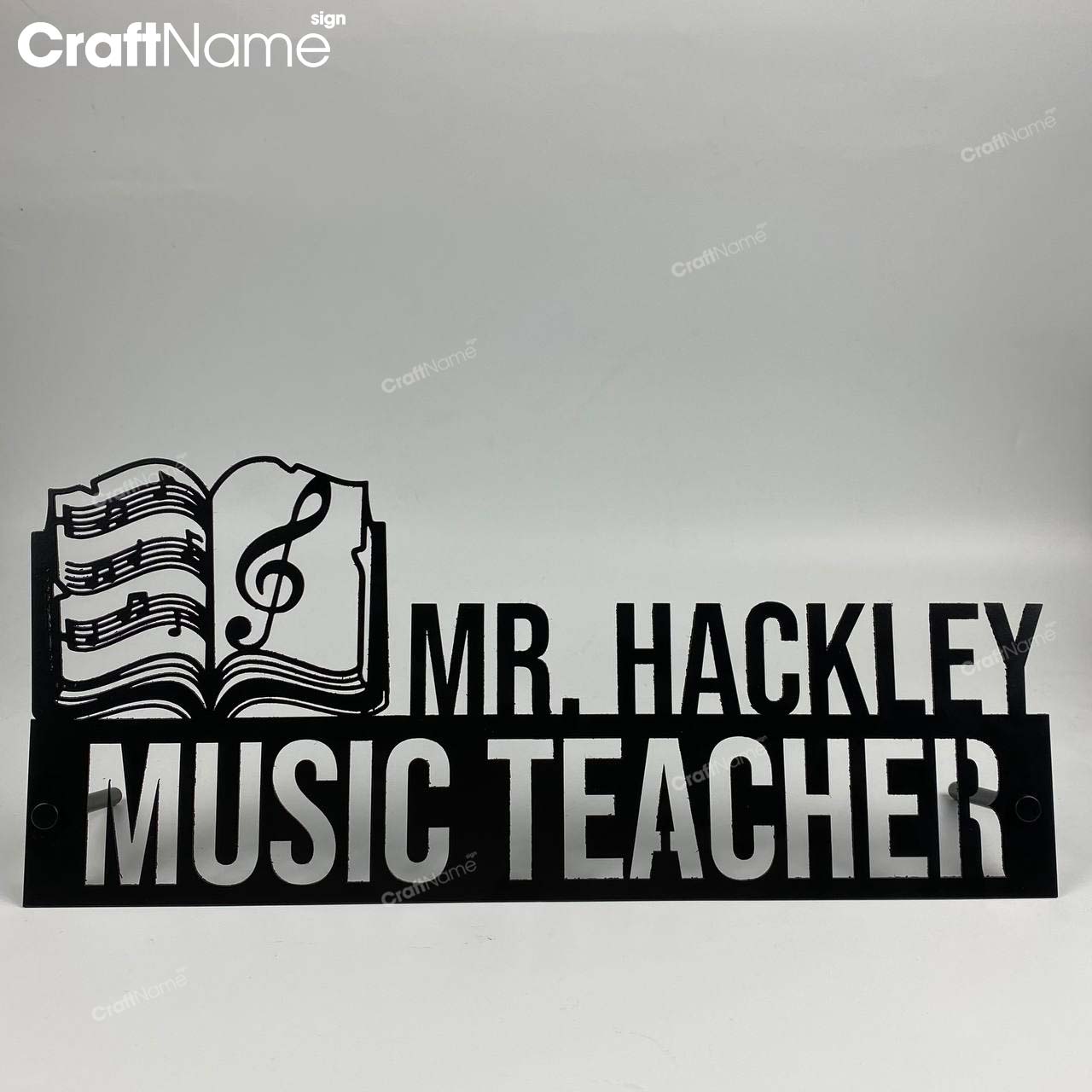 Music Teacher Desk Name Plate