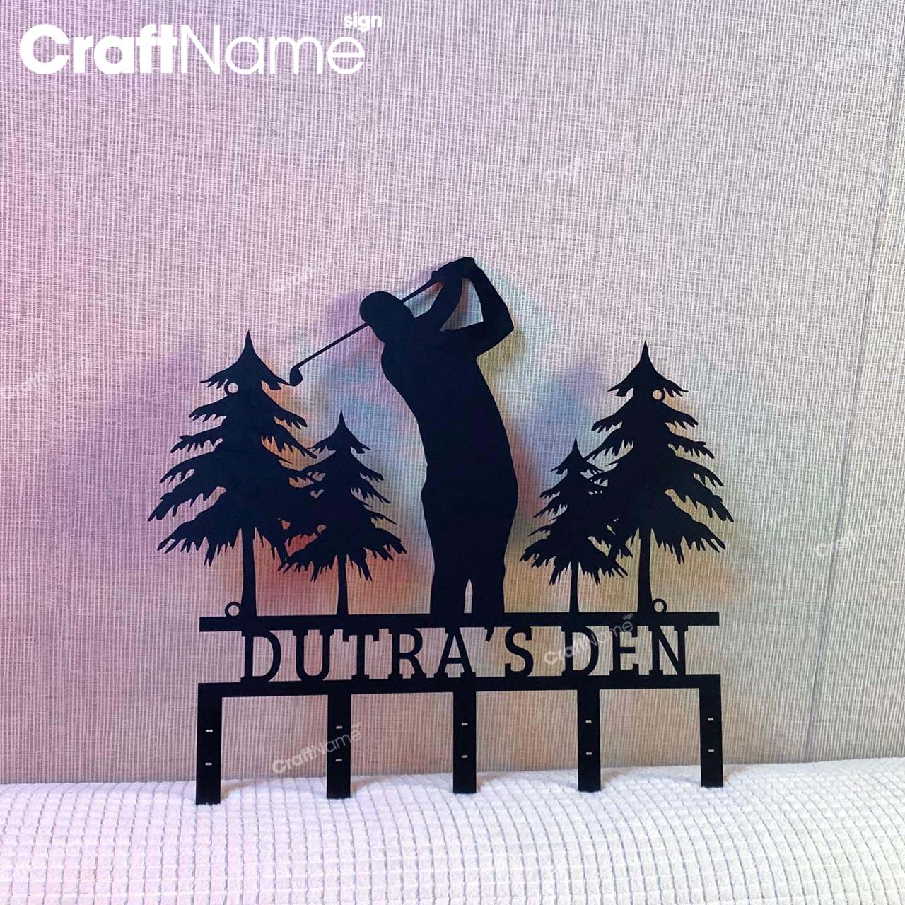 Craftnamesign Custom Soccer Metal Key Holder