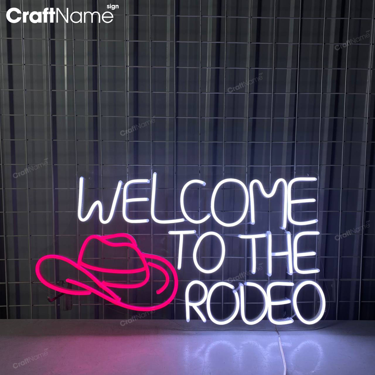 Welcome To The Rodeo Neon Sign
