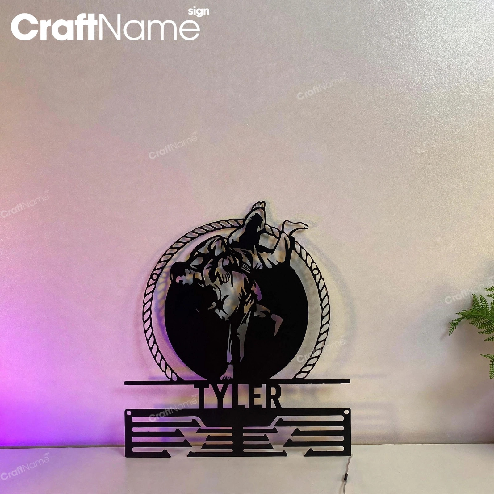 Custom Metal Brazilian Jiu Jitsu