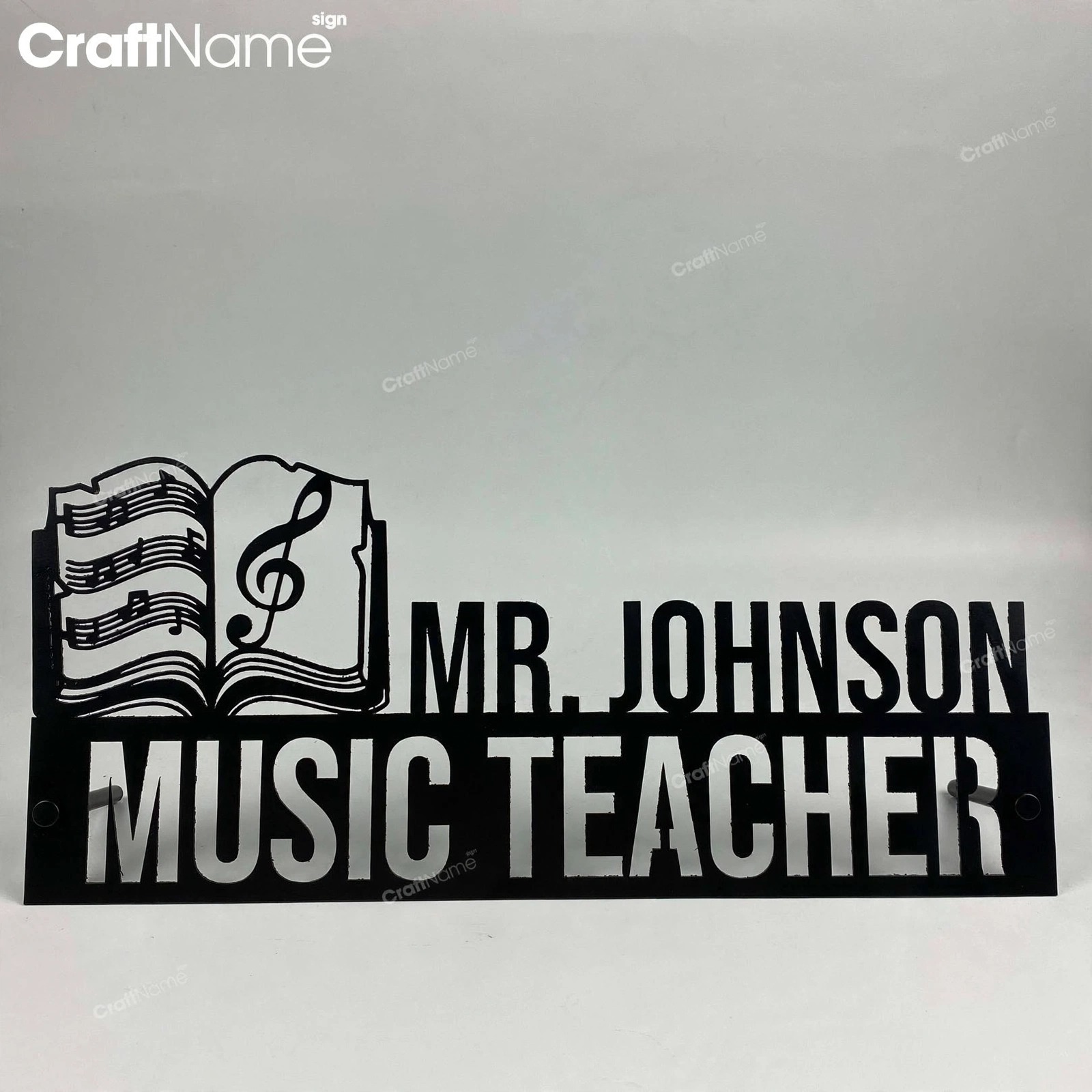 Music Teacher Desk Name Plate
