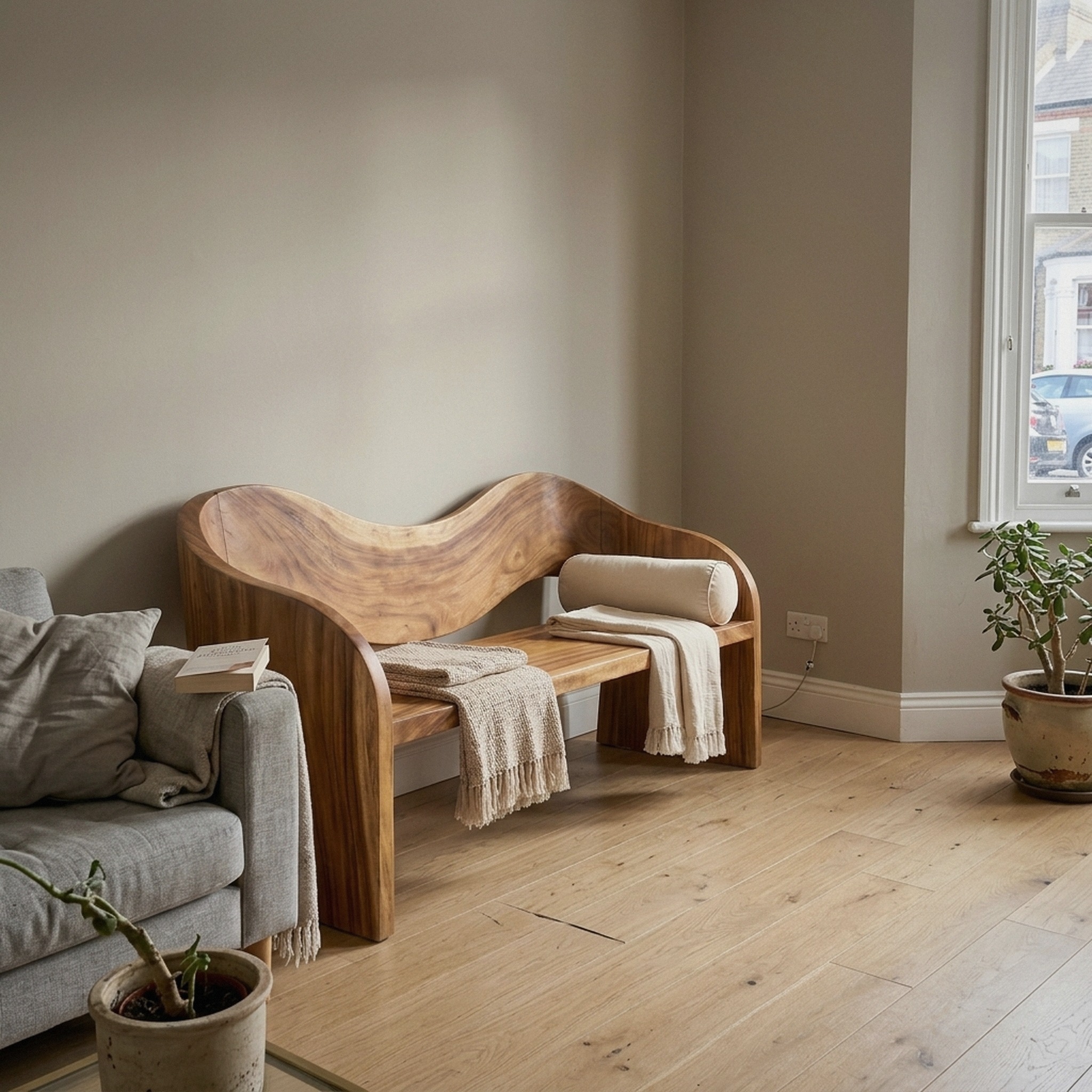 Contemporary Accent Bench Modern Residence