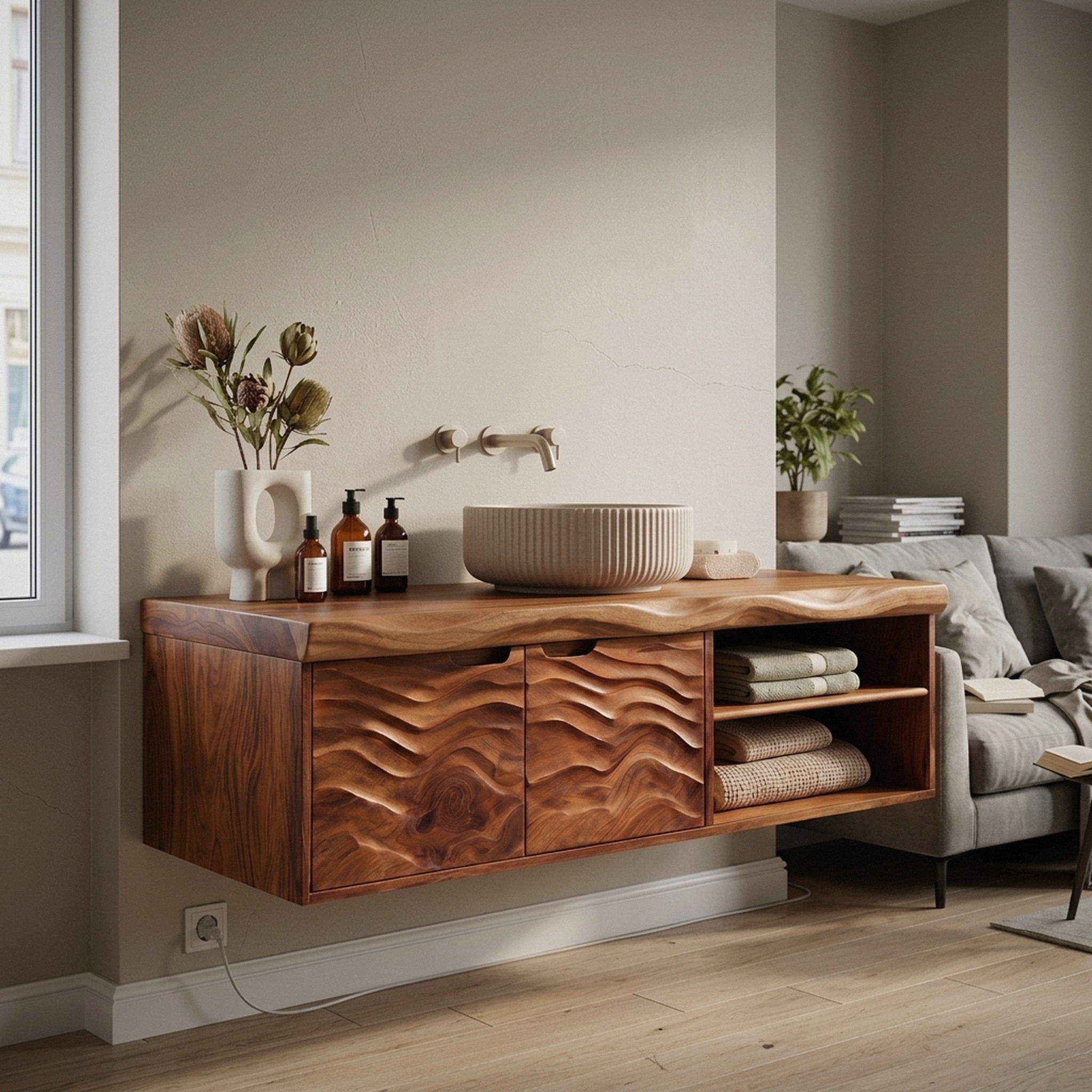 Contemporary Bath Cabinet Elegant Master Bathroom