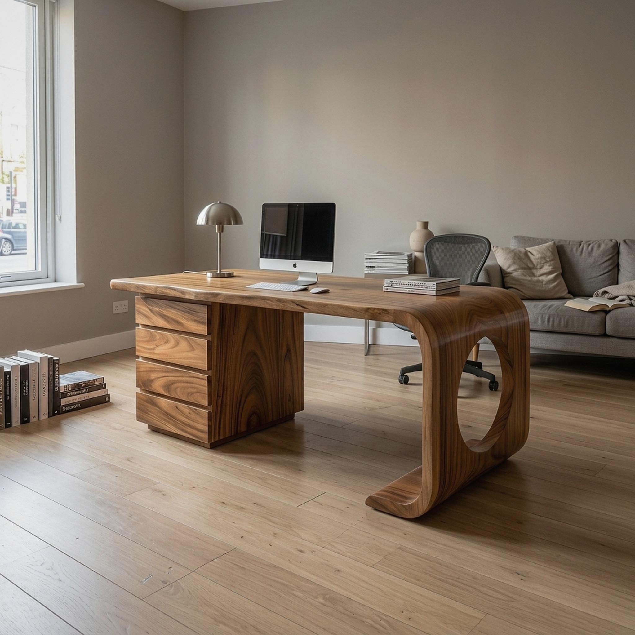 Contemporary Executive Desk Garden Office