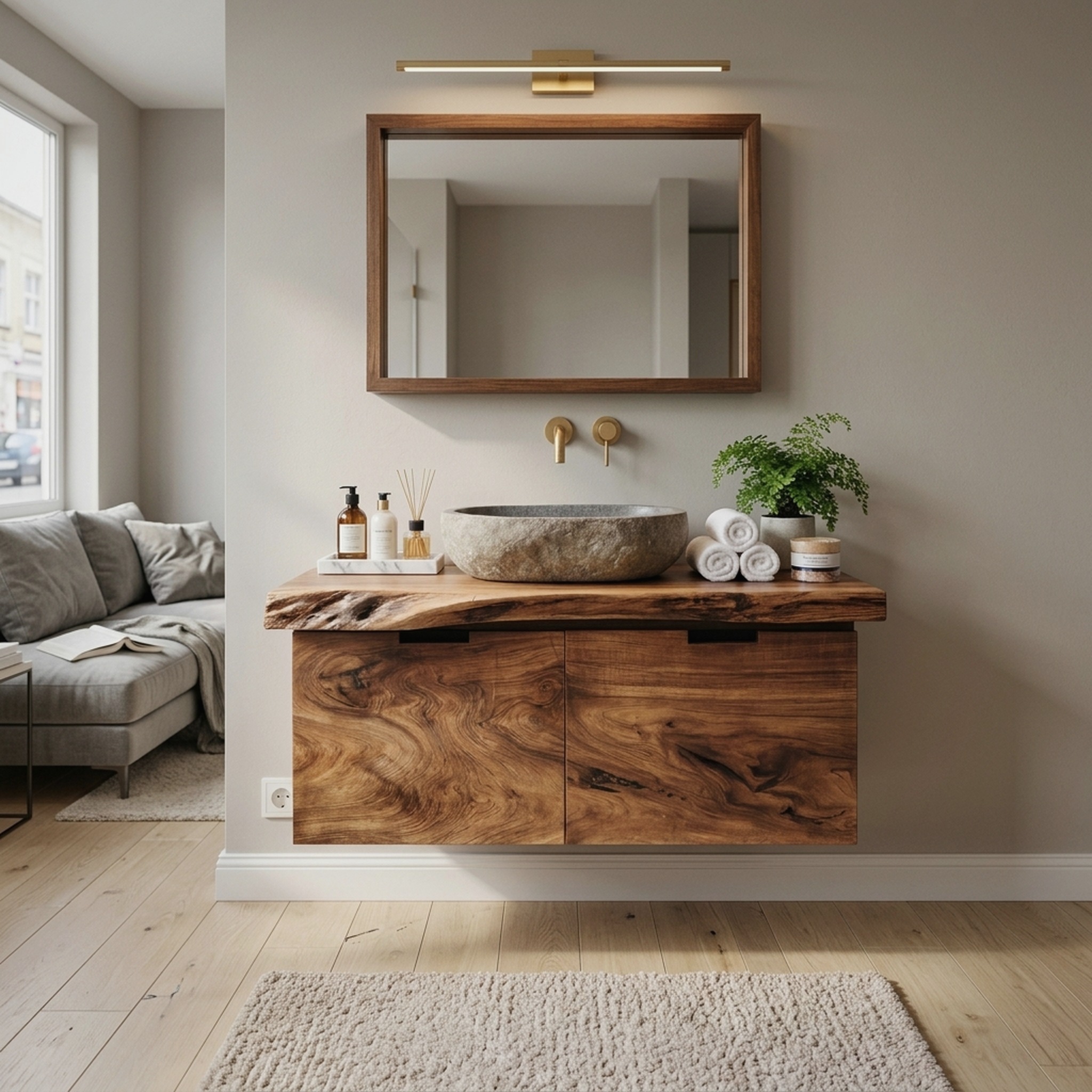 Contemporary Floating Bathroom Vanity for Bathroom