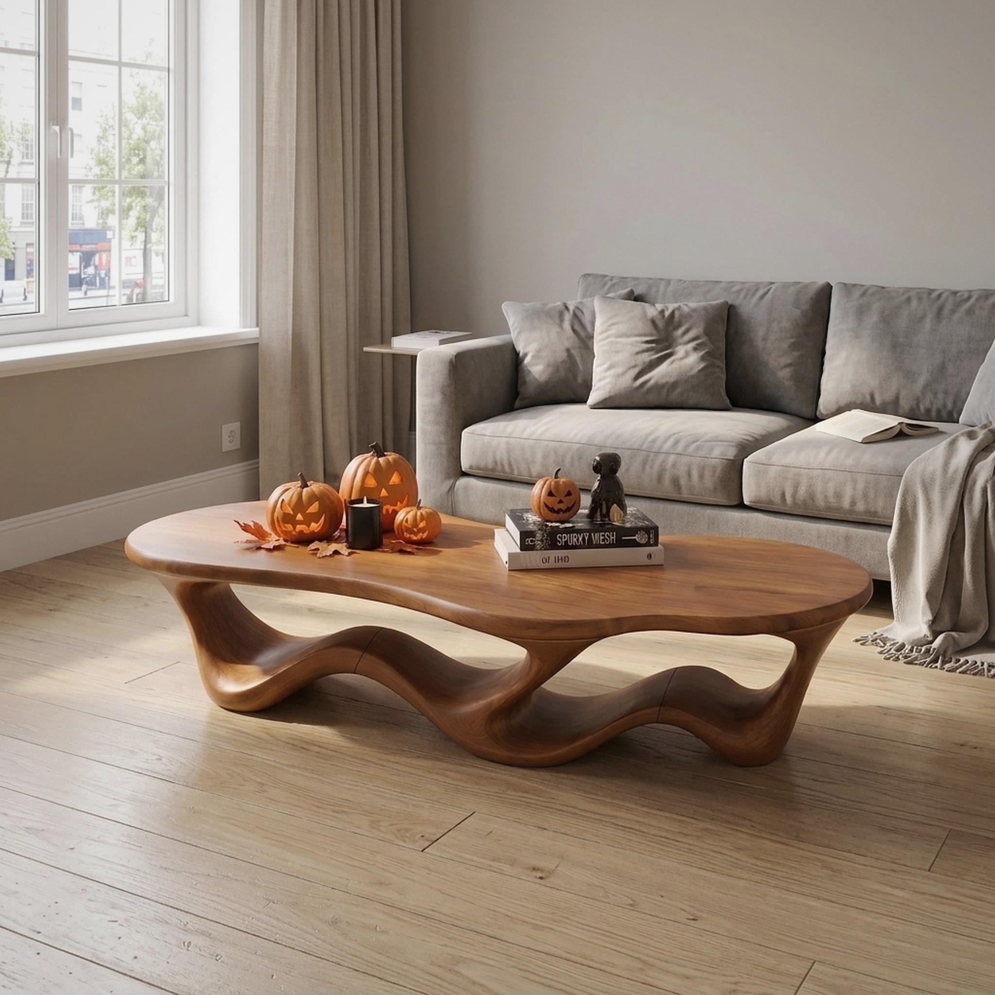 Contemporary Halloween Ribbon Table for Modern Lounge
