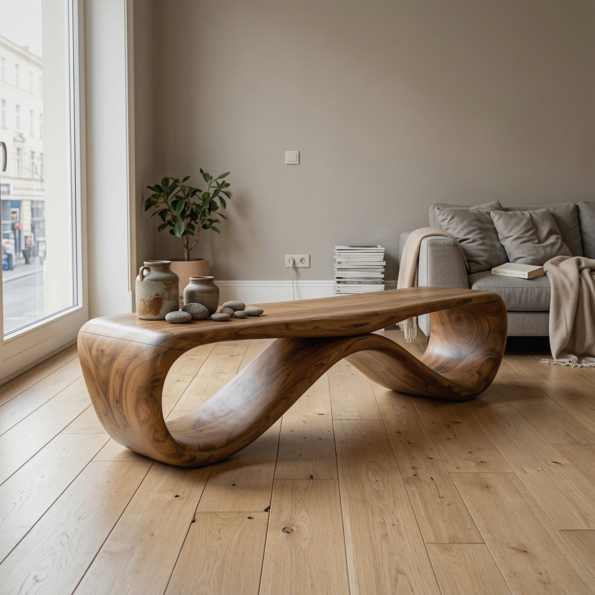 Contemporary Hallway Bench Designer Apartment