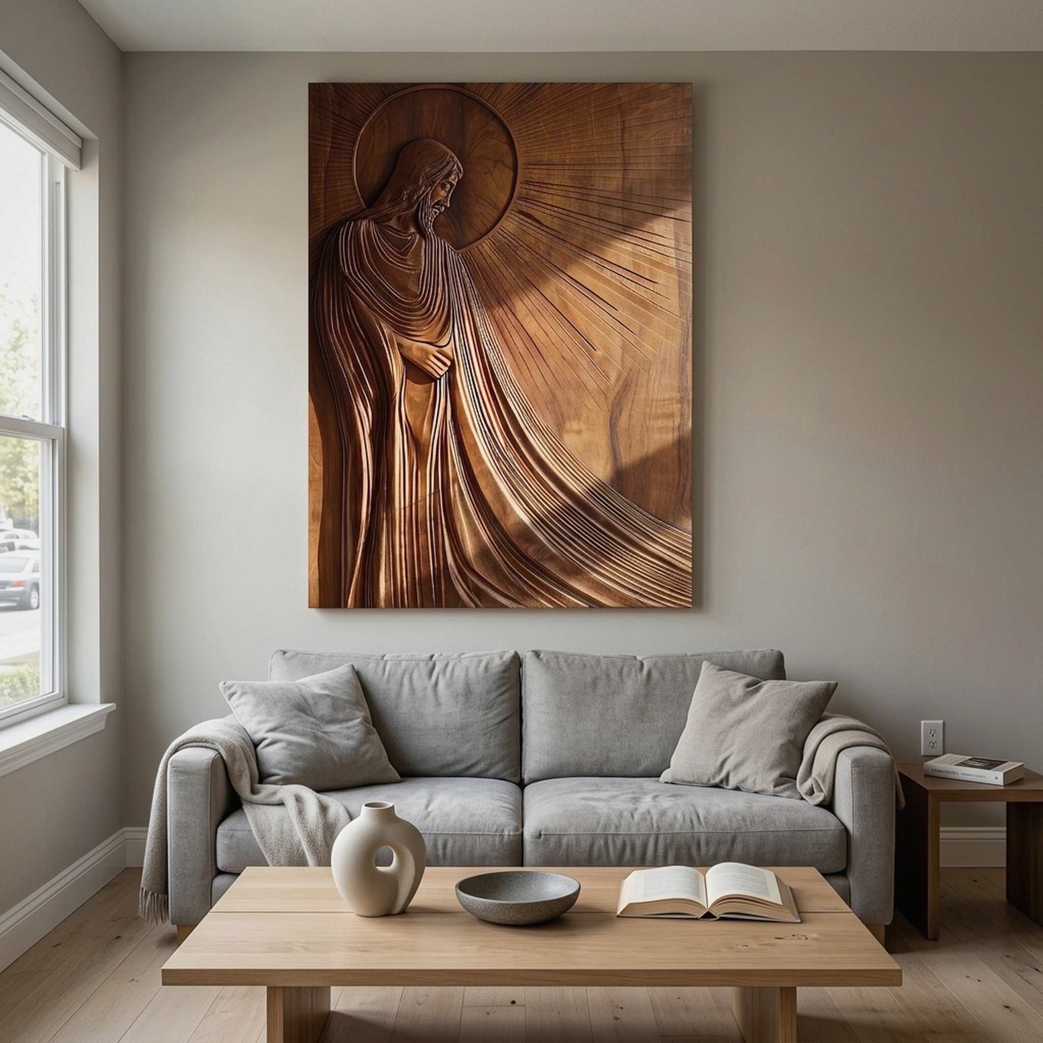 Contemporary Religious Wall Art for Living Room
