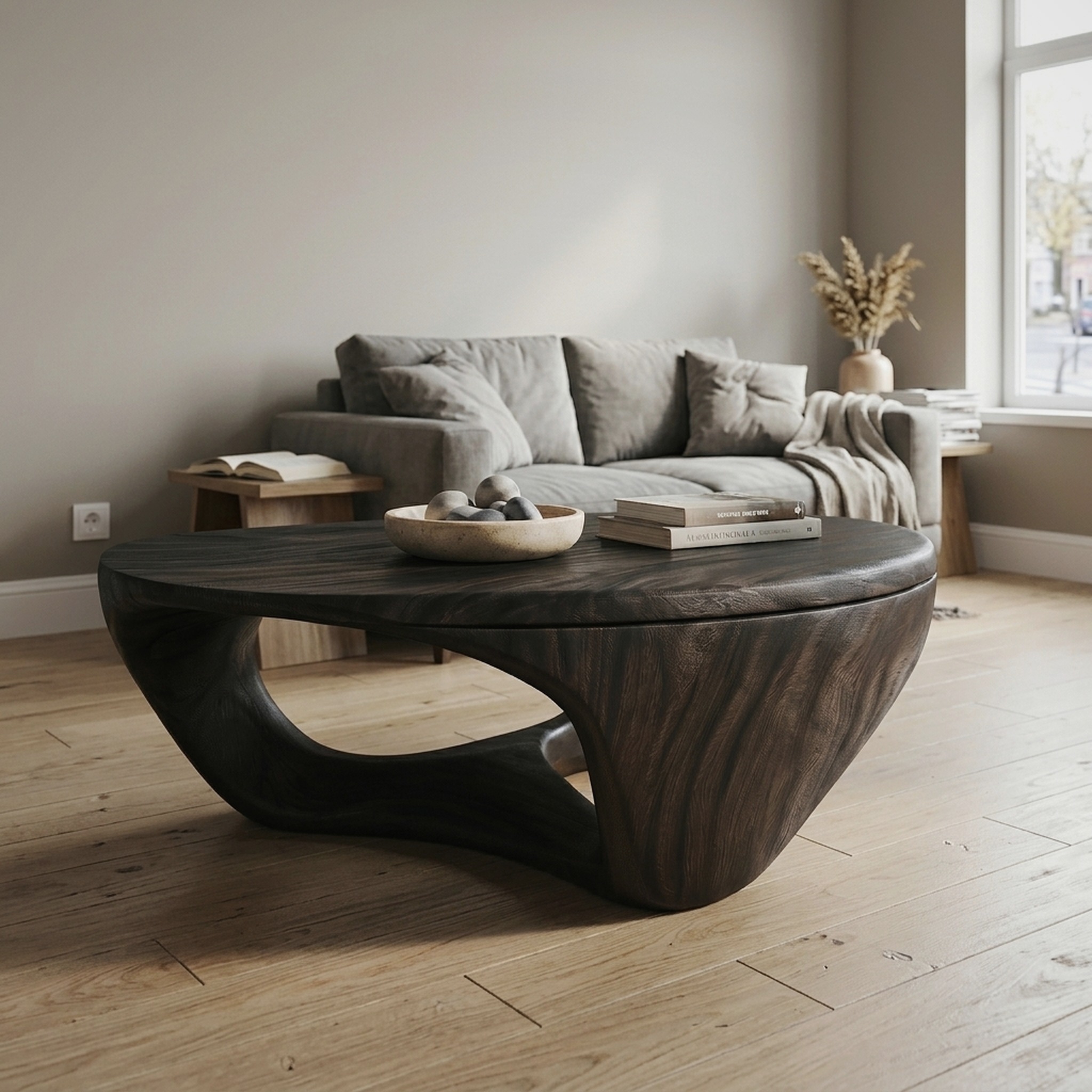 Contemporary Sculptural Coffee Table for Living Room and Lounge