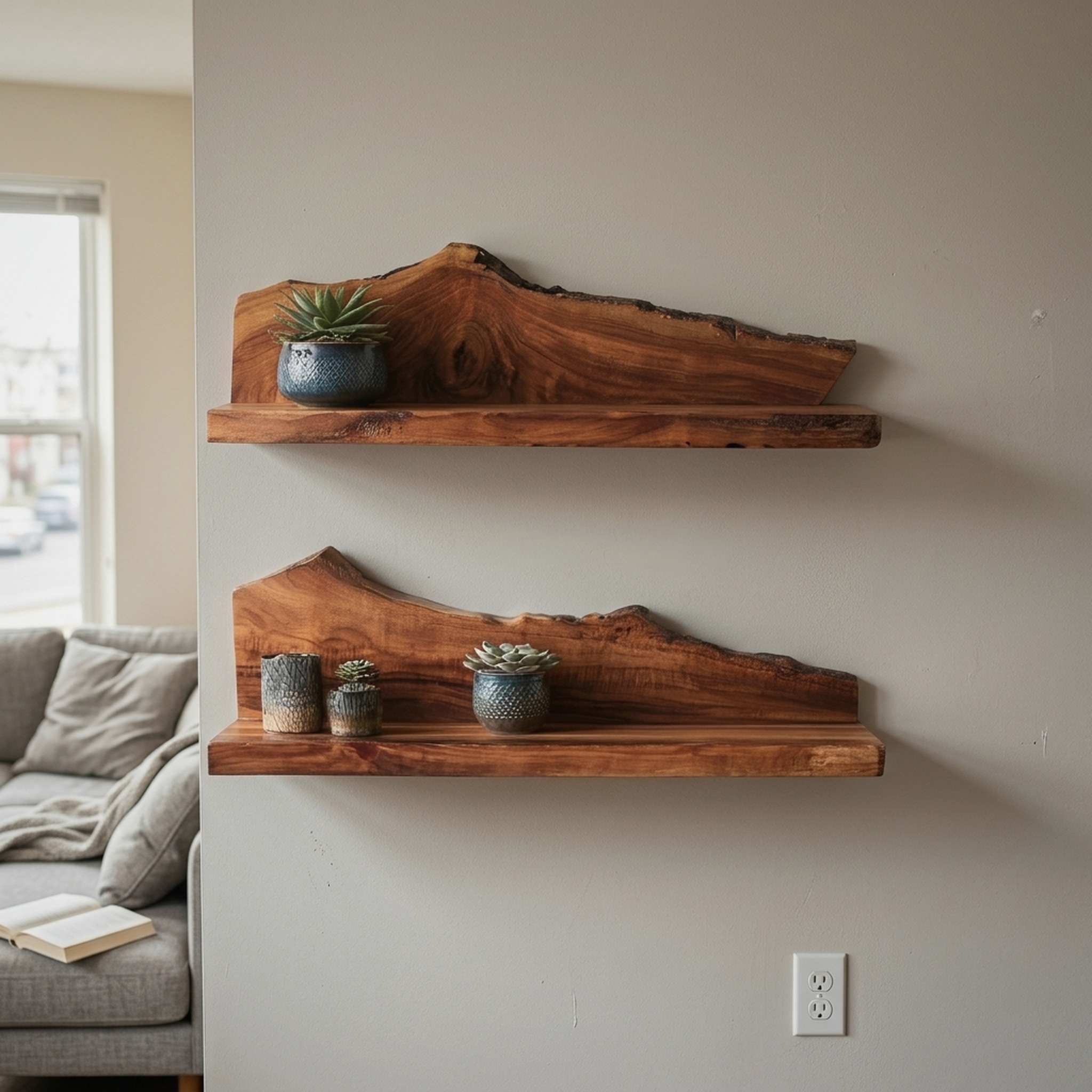 Custom Floating Shelves Living Room Decoration Gift