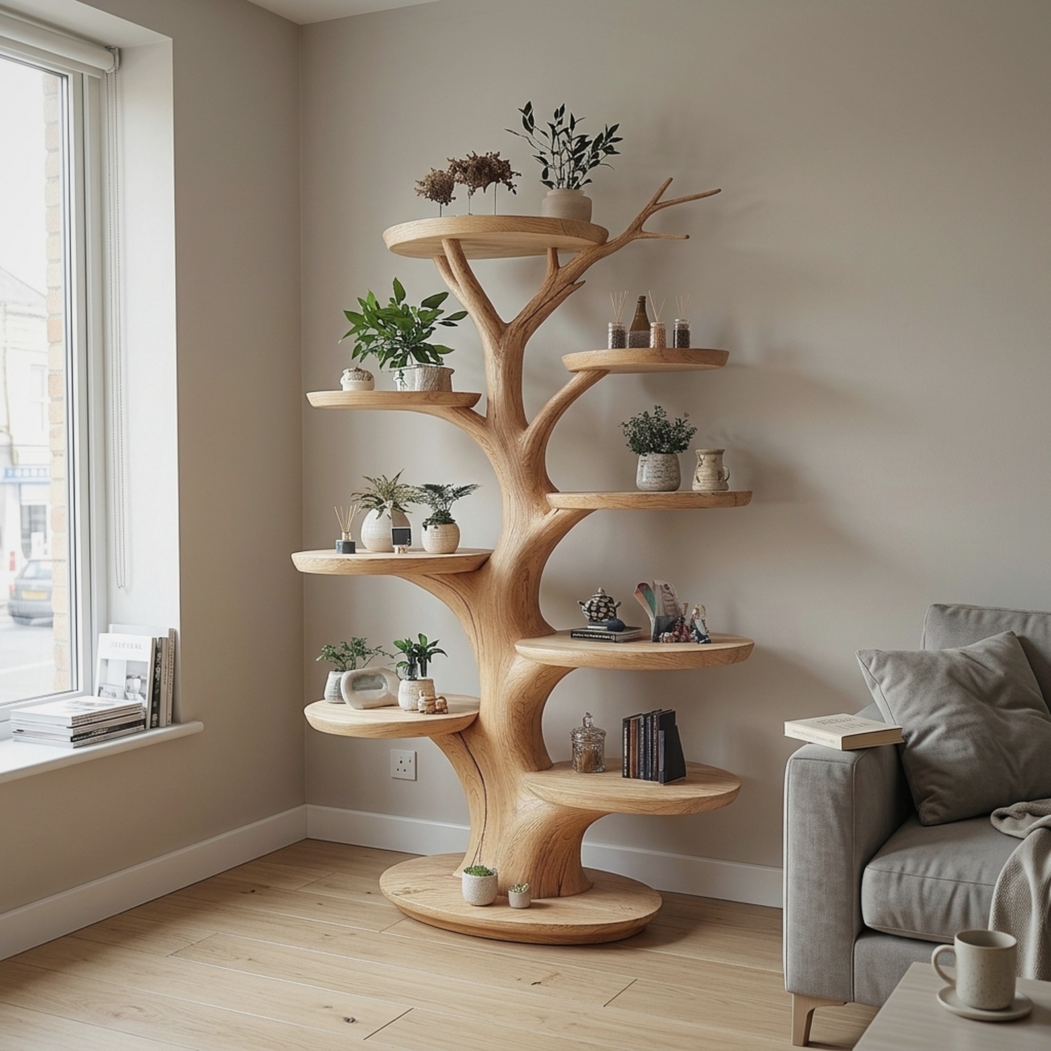 Custom Wooden Cat Tower Solid Wood Column Gift for Cat