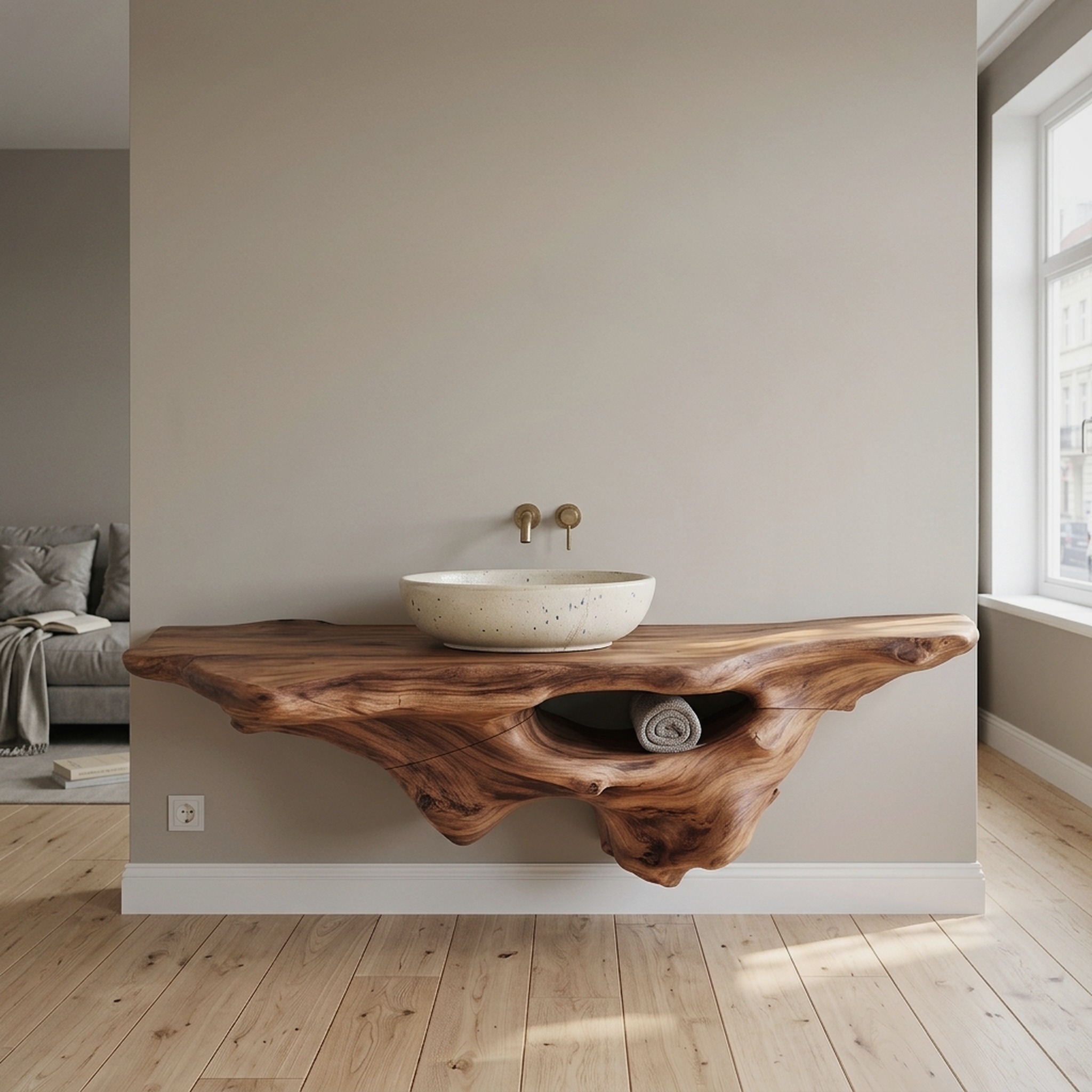 Farmhouse Bathroom Vanity for Renovation