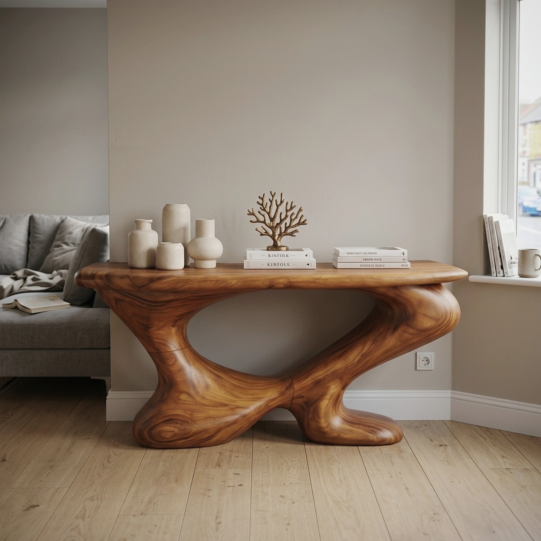 Farmhouse Chic Console Table Entryway Decor