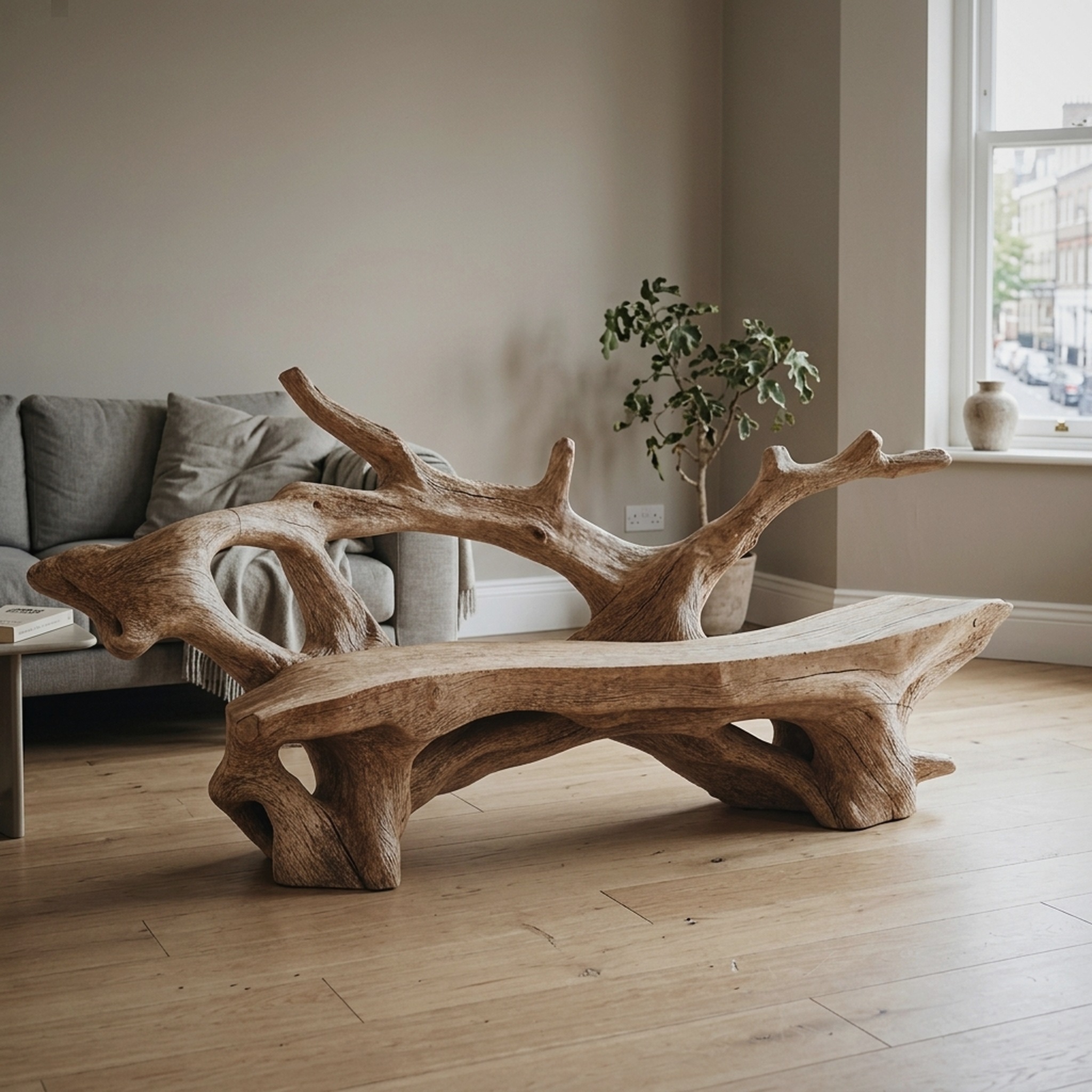 Farmhouse Live Edge Bench Outdoor Decor for Unique Garden Spaces