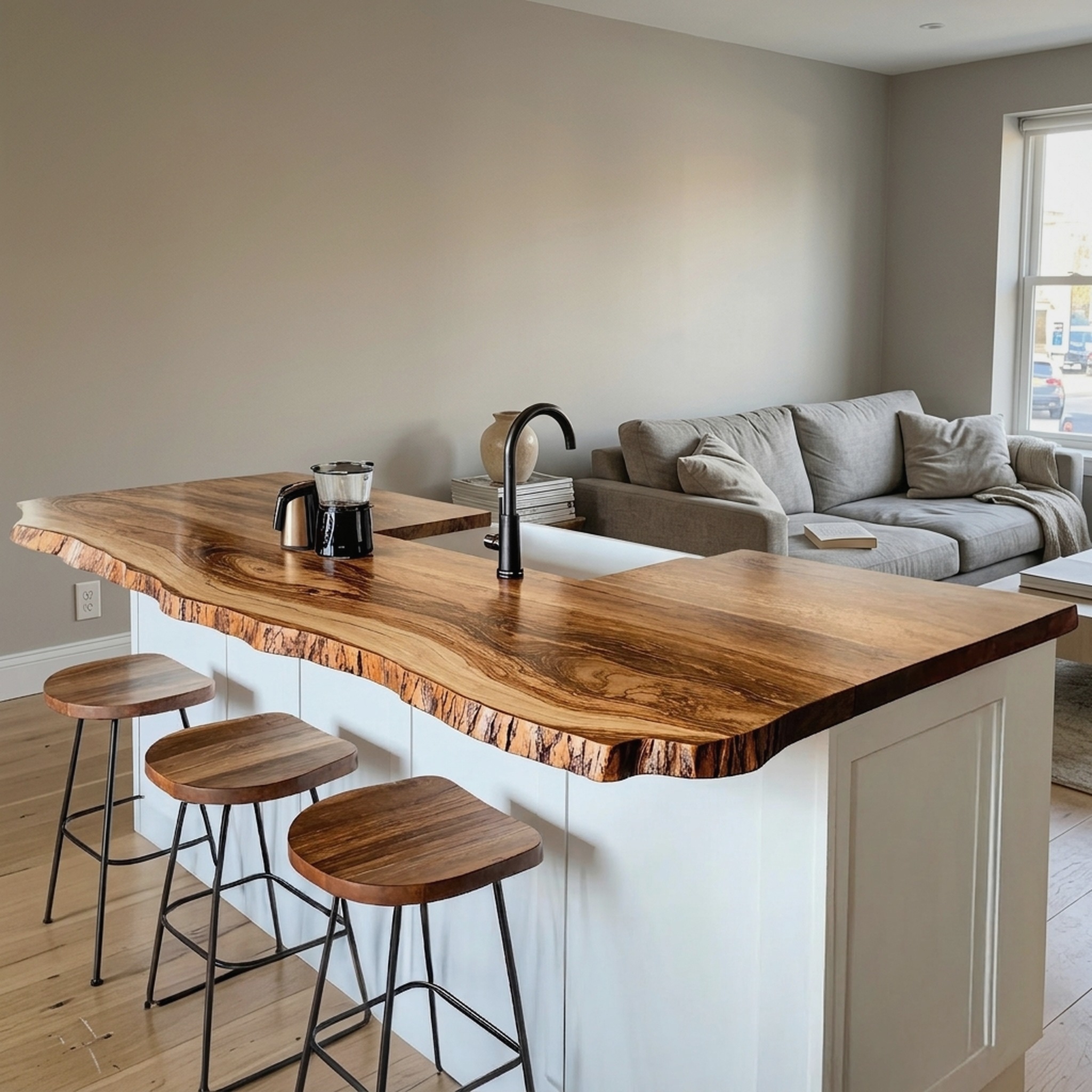 Farmhouse Live Edge Tabletop Best Dining Style