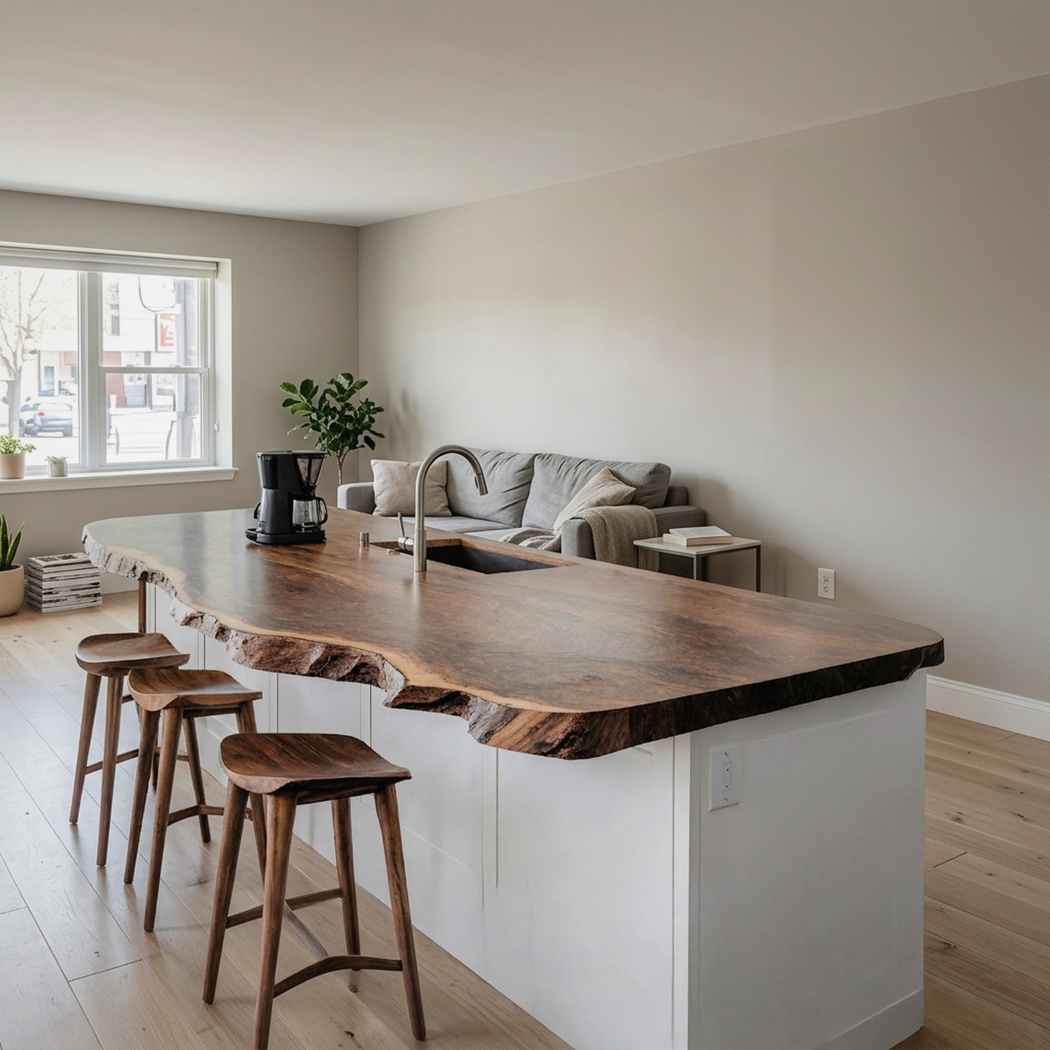 Farmhouse Live Edge Tabletop for Dining Room