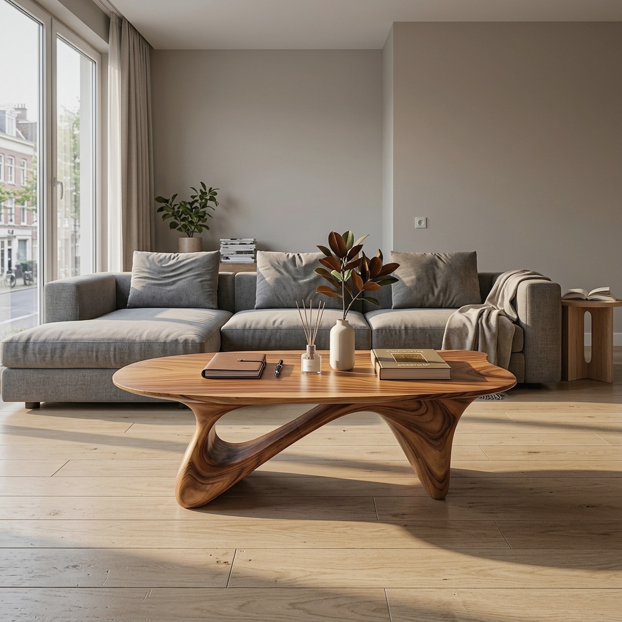 Farmhouse Low Table for Warm Living Room