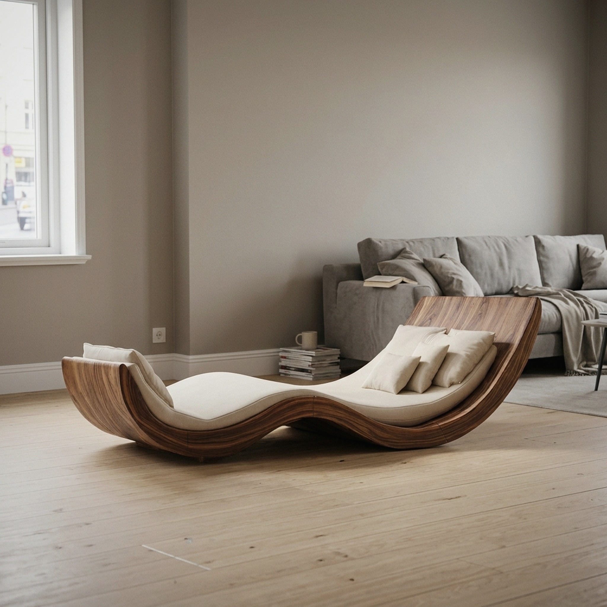 Farmhouse Rustic Solid Wood Garden Daybed for Bedroom Furniture