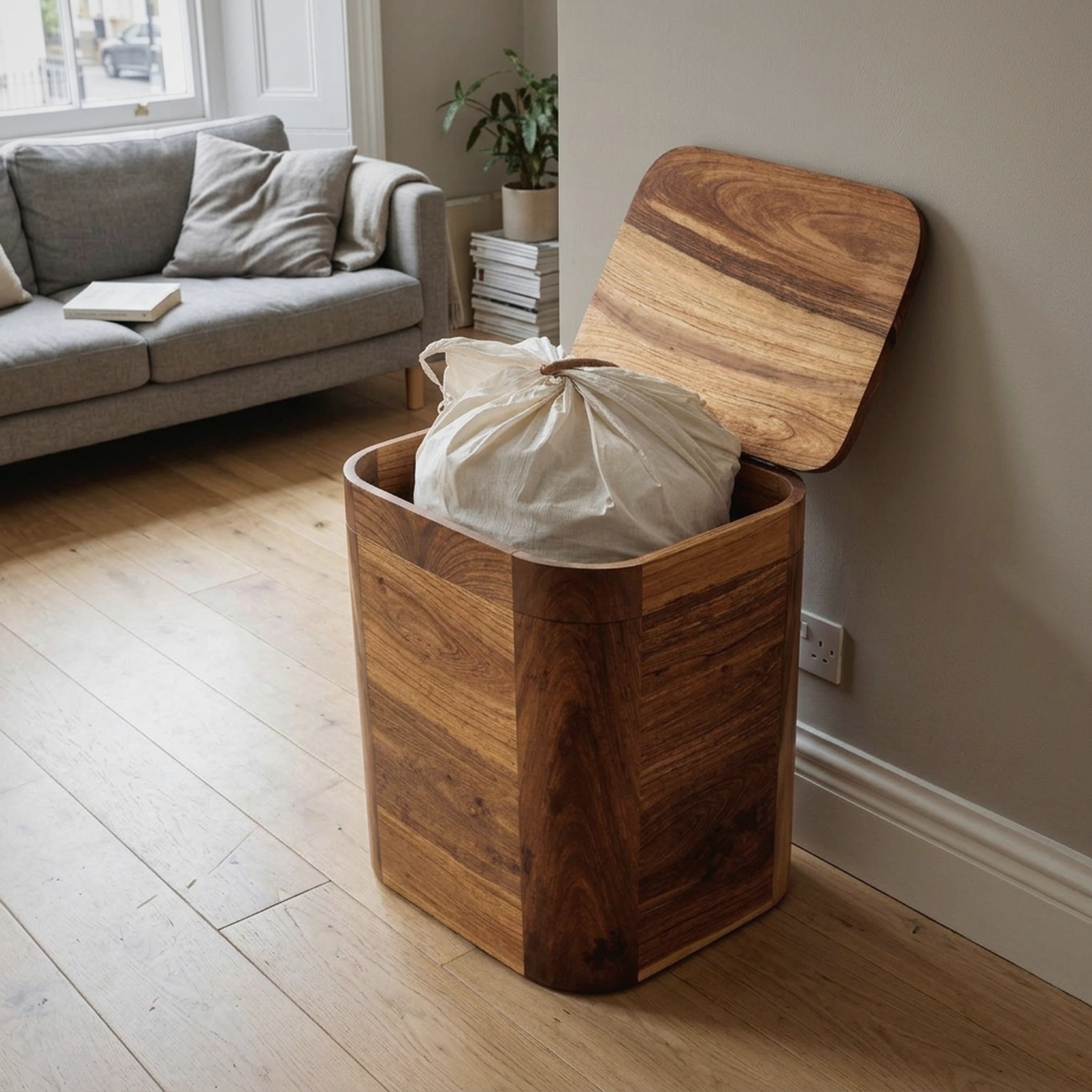 Farmhouse Solid Wood Box for Entryway and Home Decor