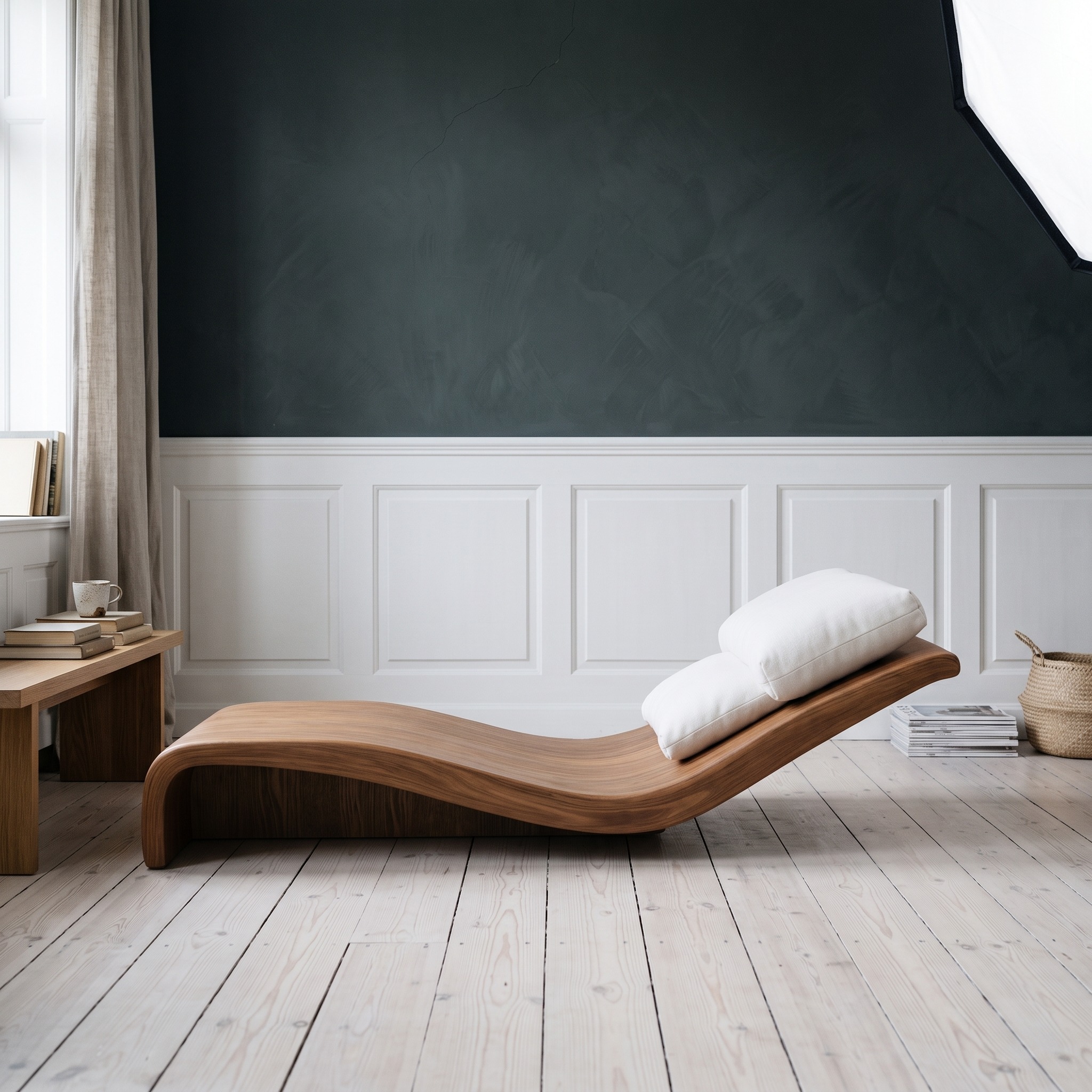 Farmhouse Wooden Daybed, Solid Wood Outdoor Patio Sofa Bed, Rustic Garden Lounger Bench Daybed Frame