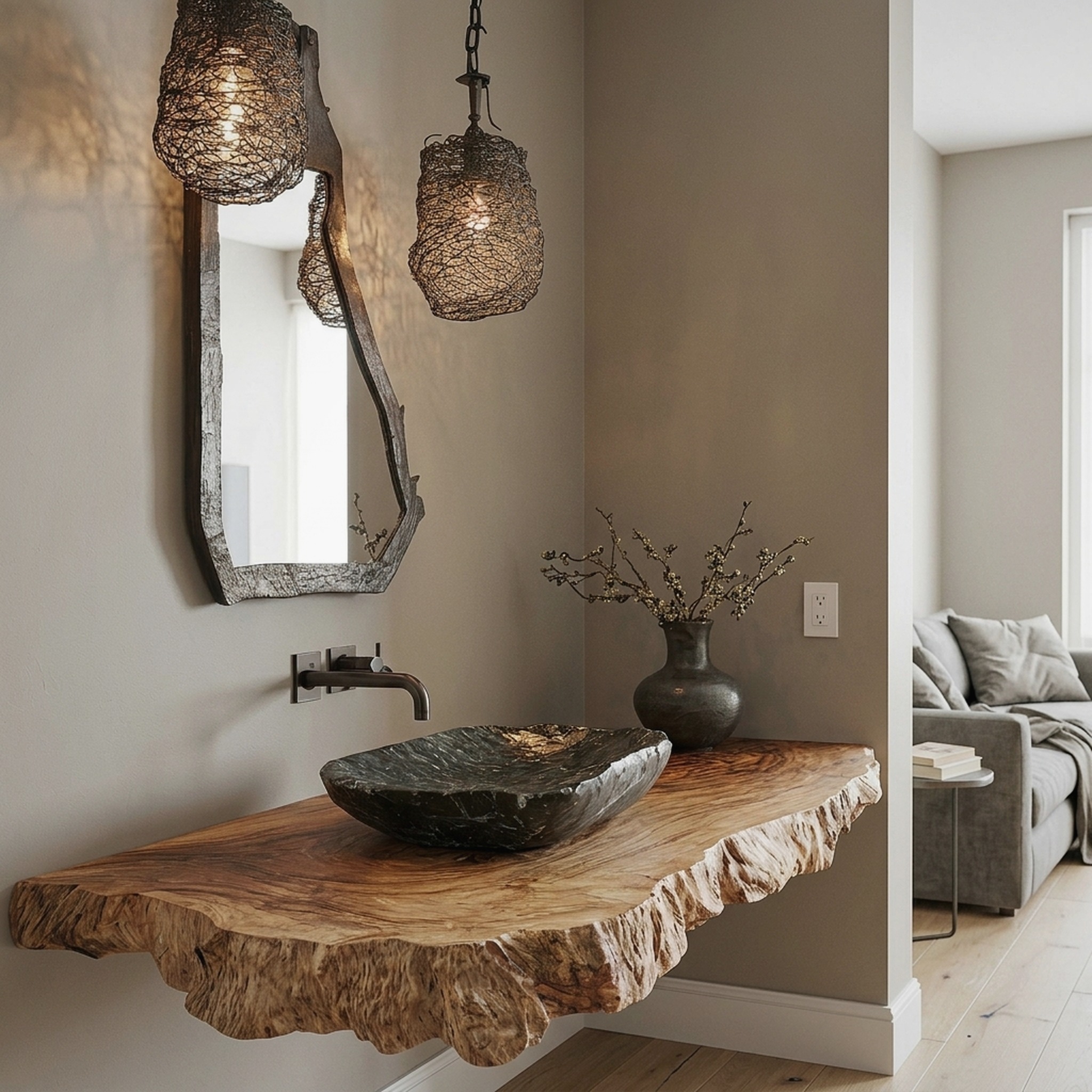 Farmhouse Wooden Vanity Timeless Design Choice