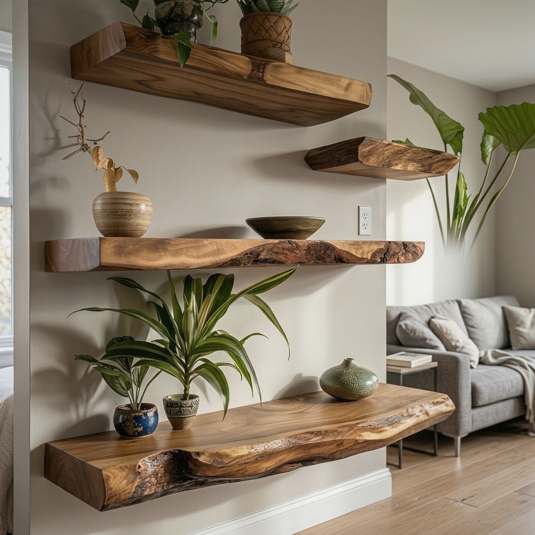 Floating Wall Shelf Wood Shelves