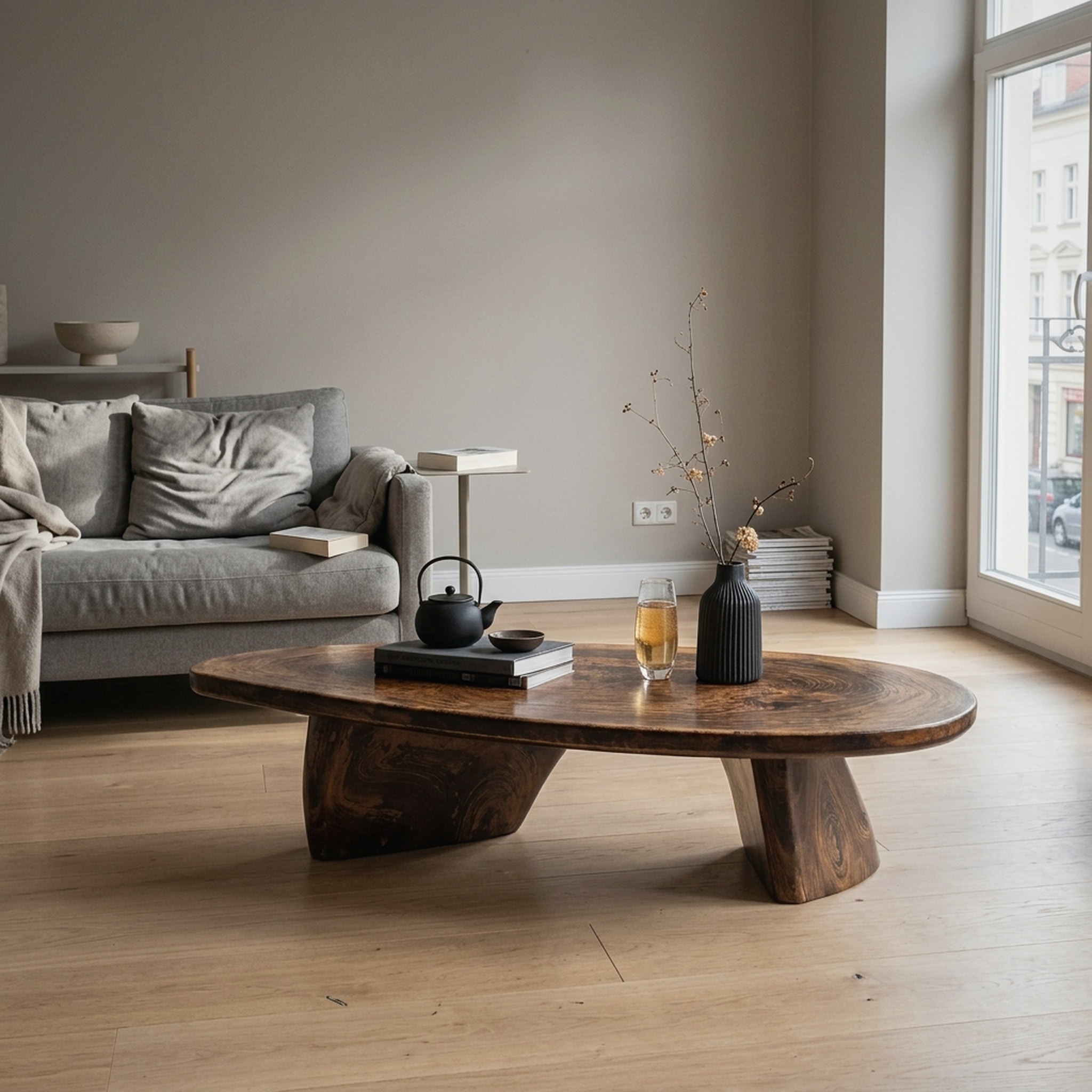 Handcrafted Coffee Table for Classic Home Decor