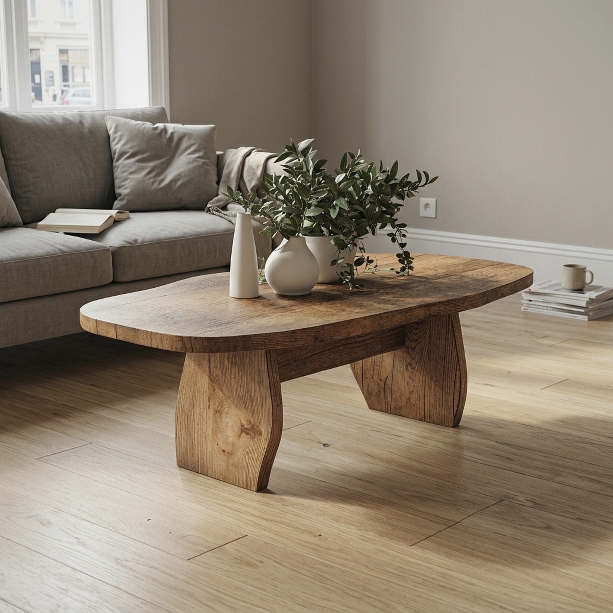 Handcrafted Coffee Table Rustic Coffee Table