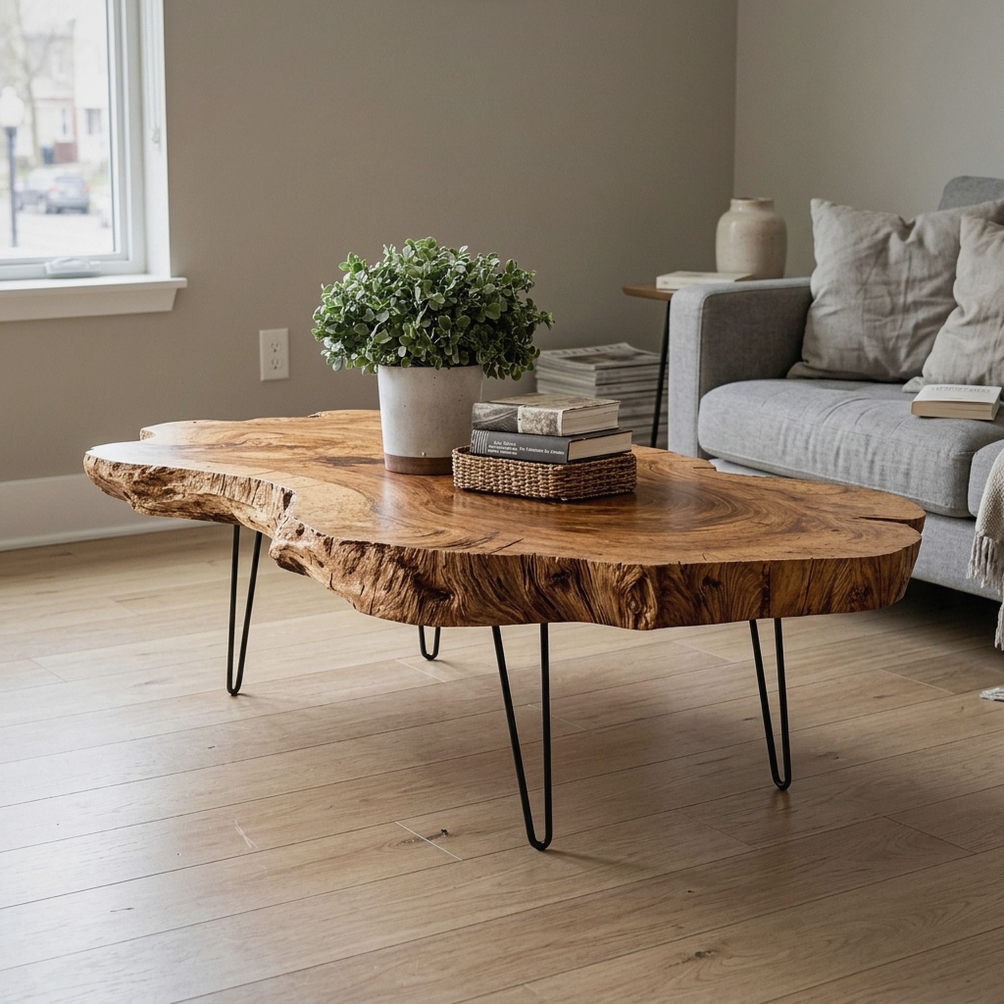Handcrafted Coffee Table Wood Coffee Table