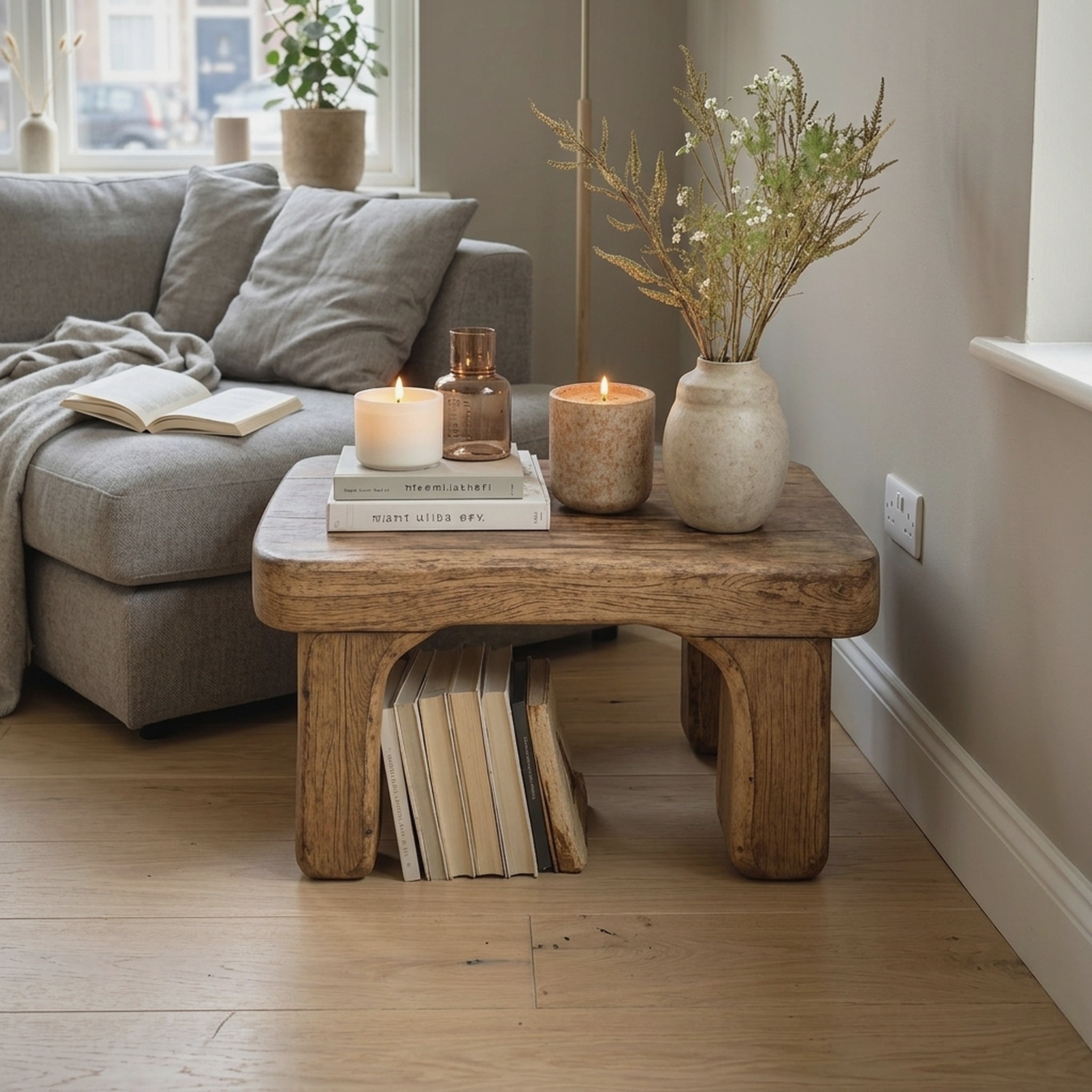Handcrafted Rustic Nightstand for Farmhouse Bedrooms