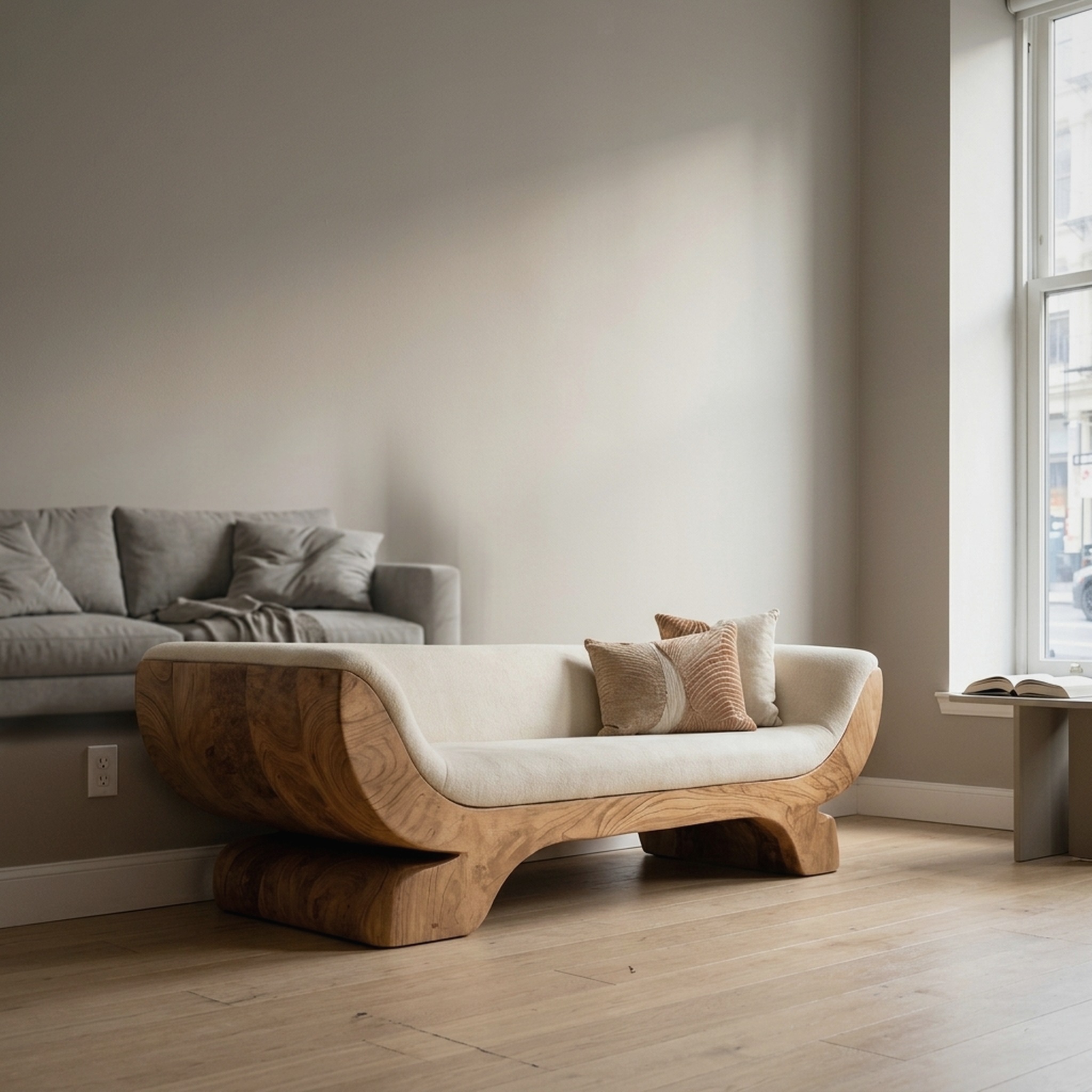 Handcrafted Sculptural Sofa for Living Room or Lounge