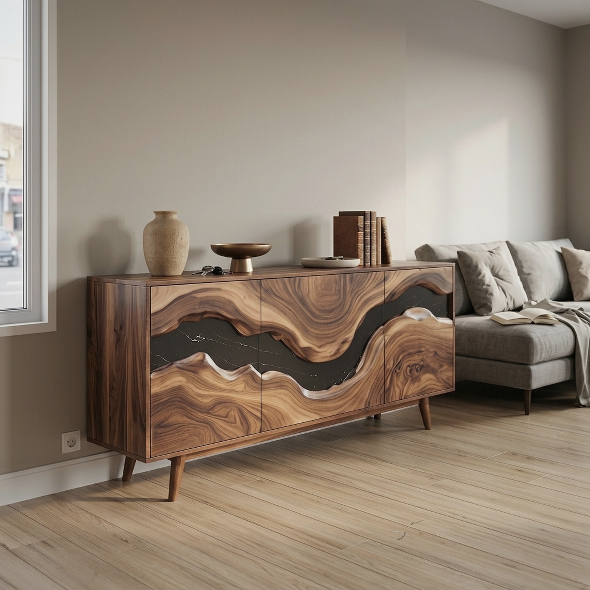 Handcrafted Sideboard Buffet Cabinet Dining Room