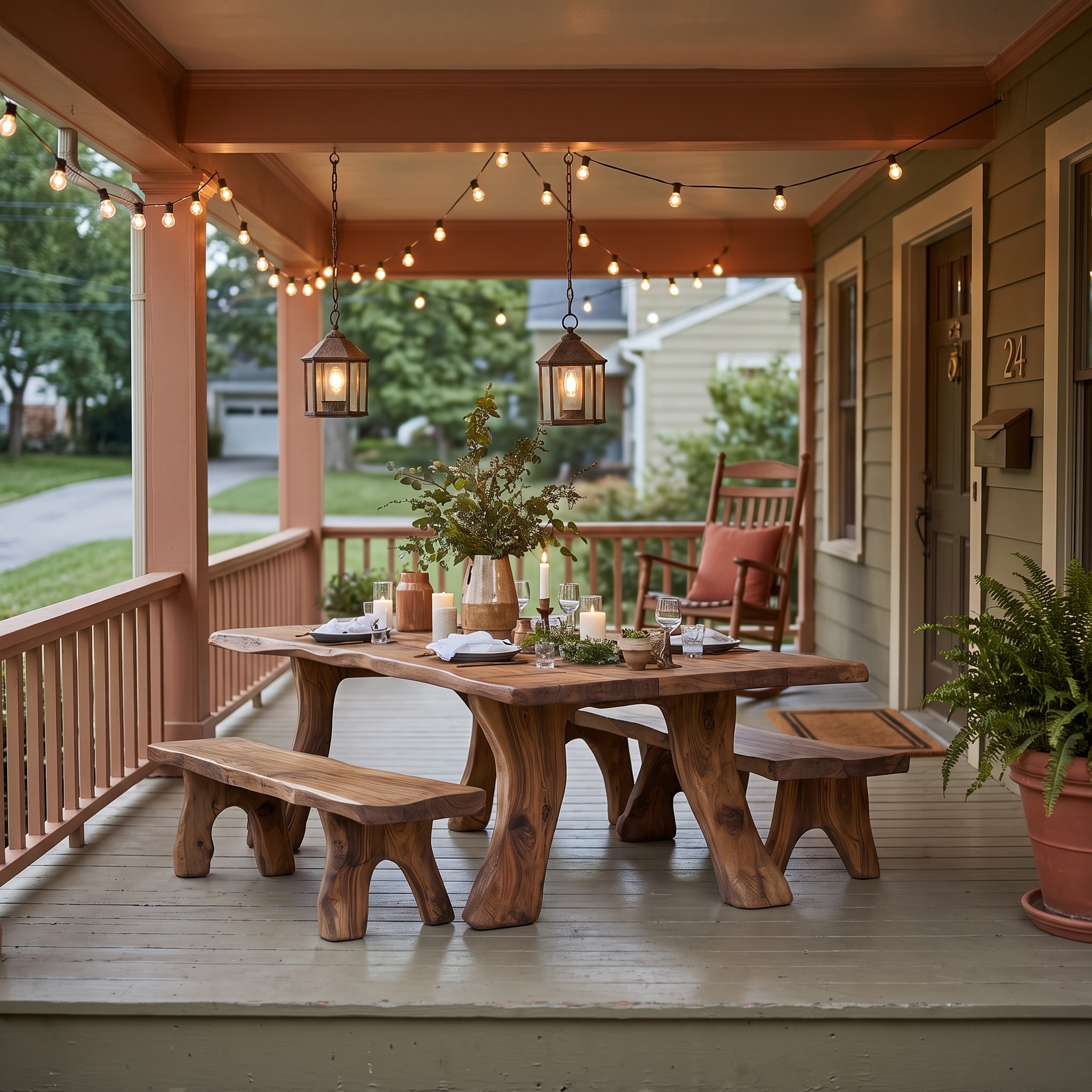 Handcrafted Solid Wood Kitchen Table, Rustic Dining Room Table for Modern Living Spaces, Custom Natural Edge Furniture