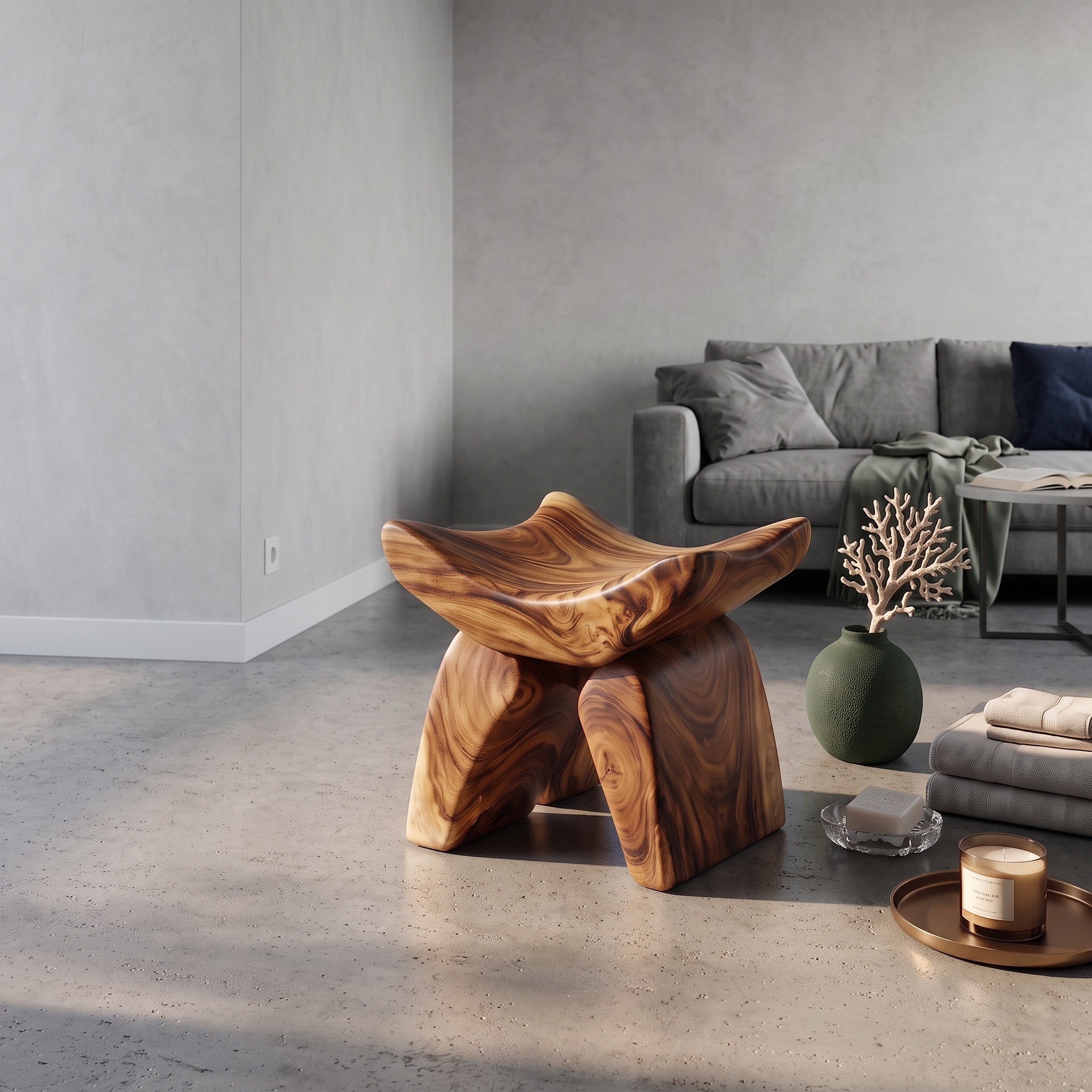 Handcrafted Teak Shower Bench, Waterproof Solid Wood Seat & Spa-Style Bathroom Stool with Storage Shelf