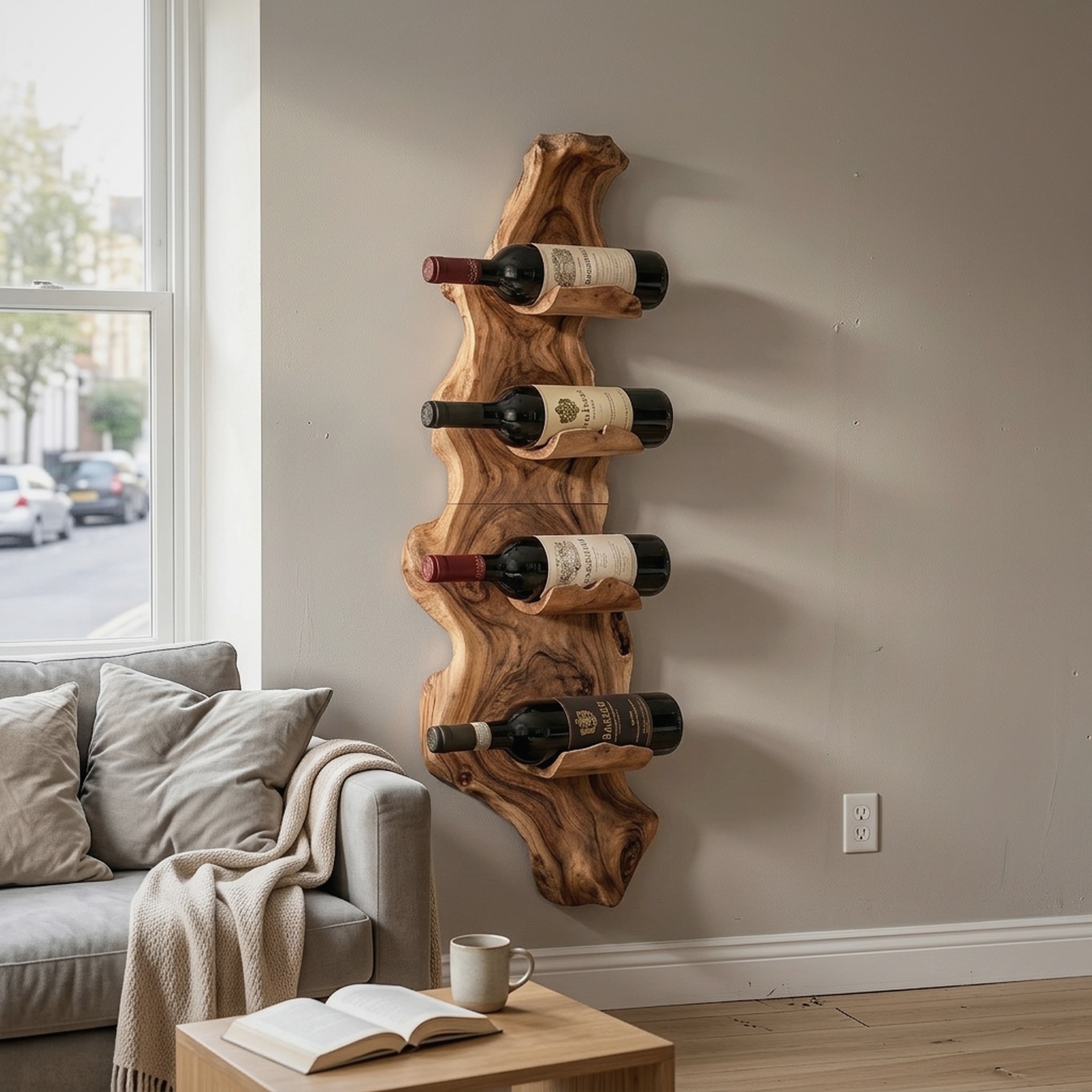 Handcrafted Wine Stand for Furniture Dining Setup