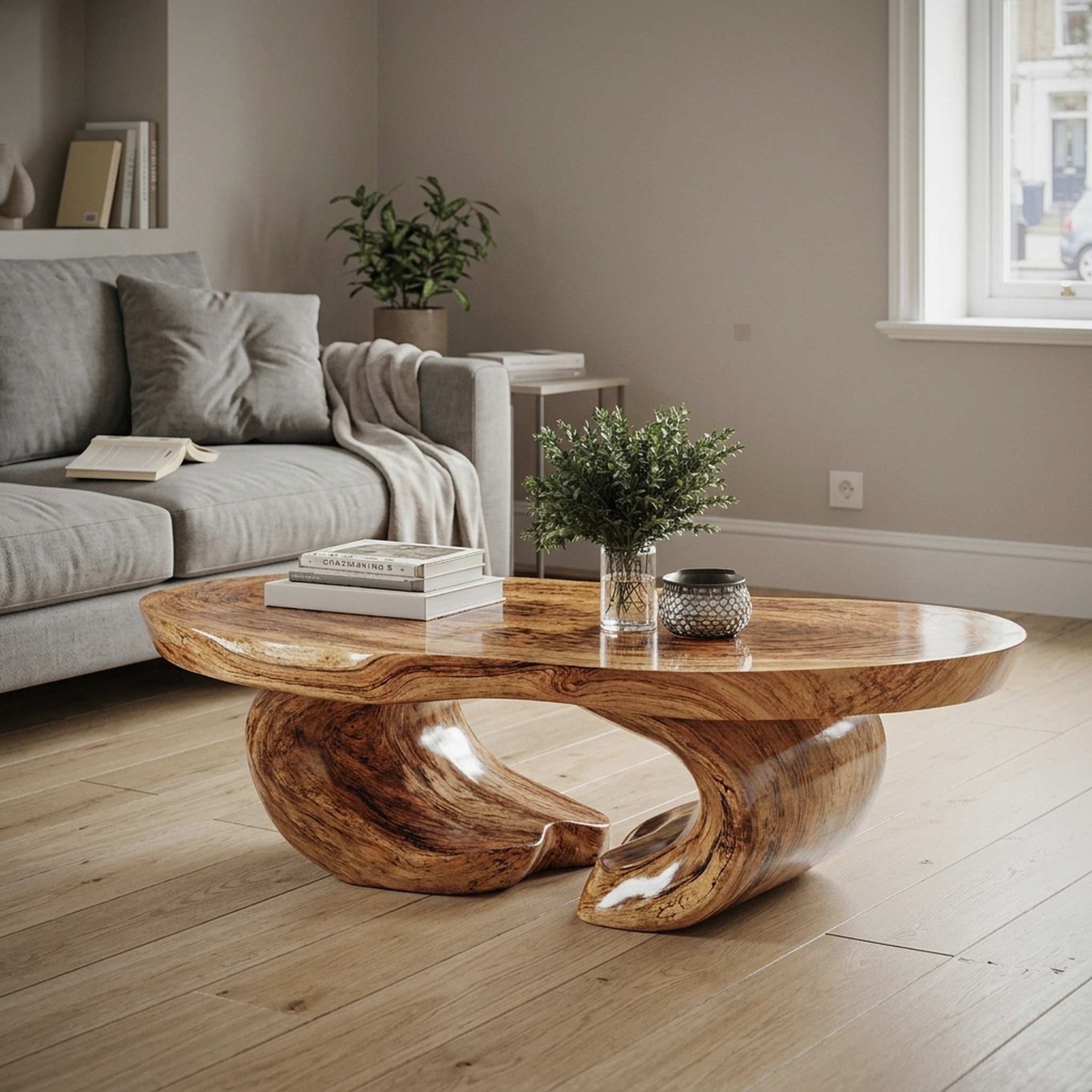 Handmade Wood Coffee Table Luxury Craftsmanship