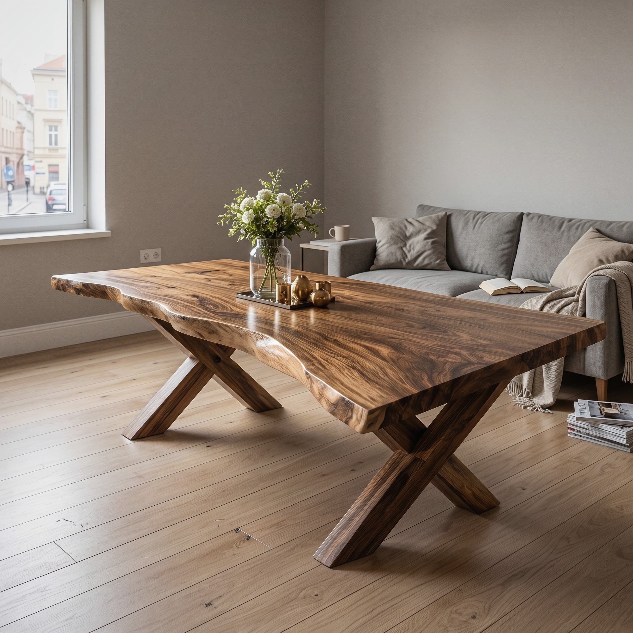 Luxury Live Edge Dining Table for Family Dining Space