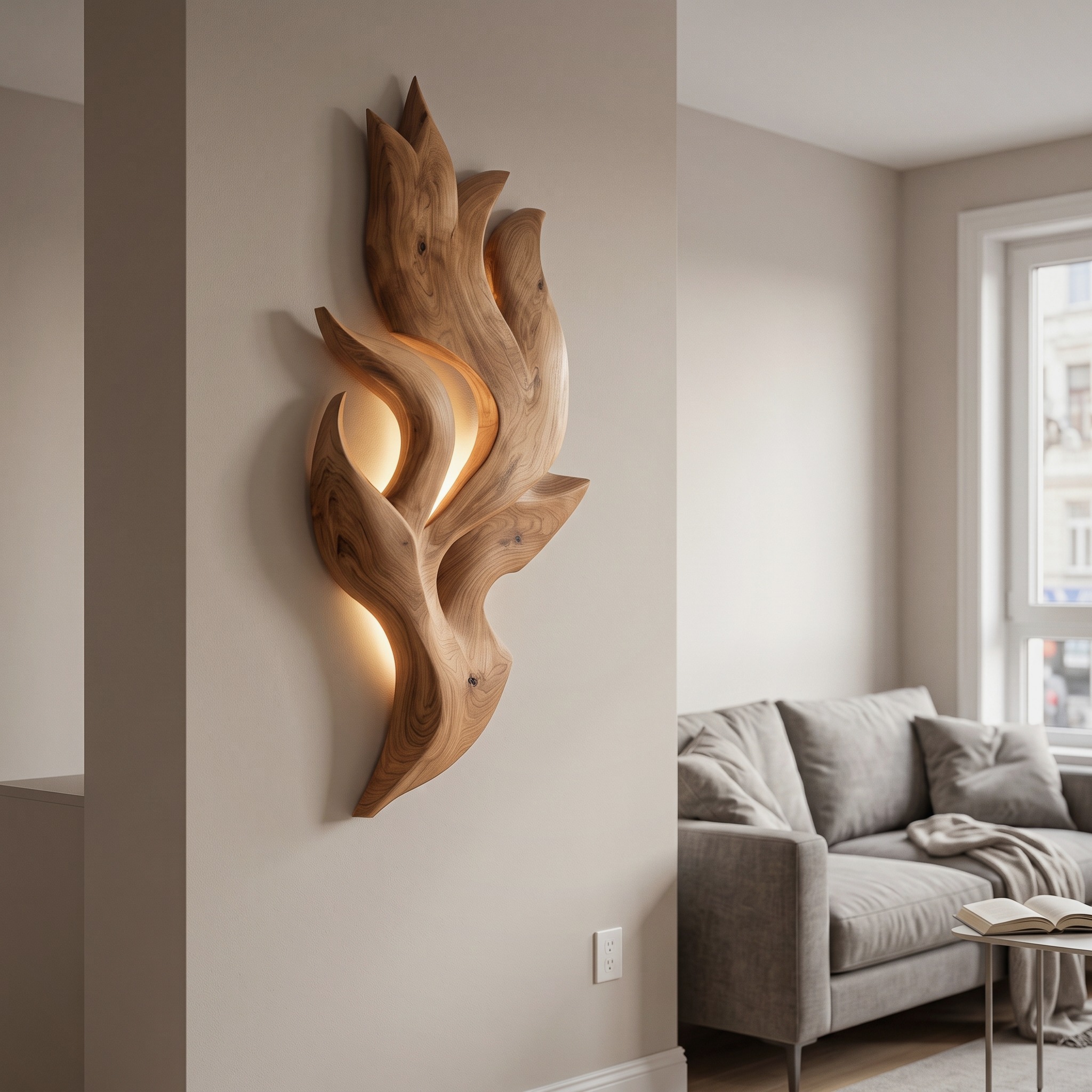 Luxury Tree Inspired Wall Lamp for Bedroom