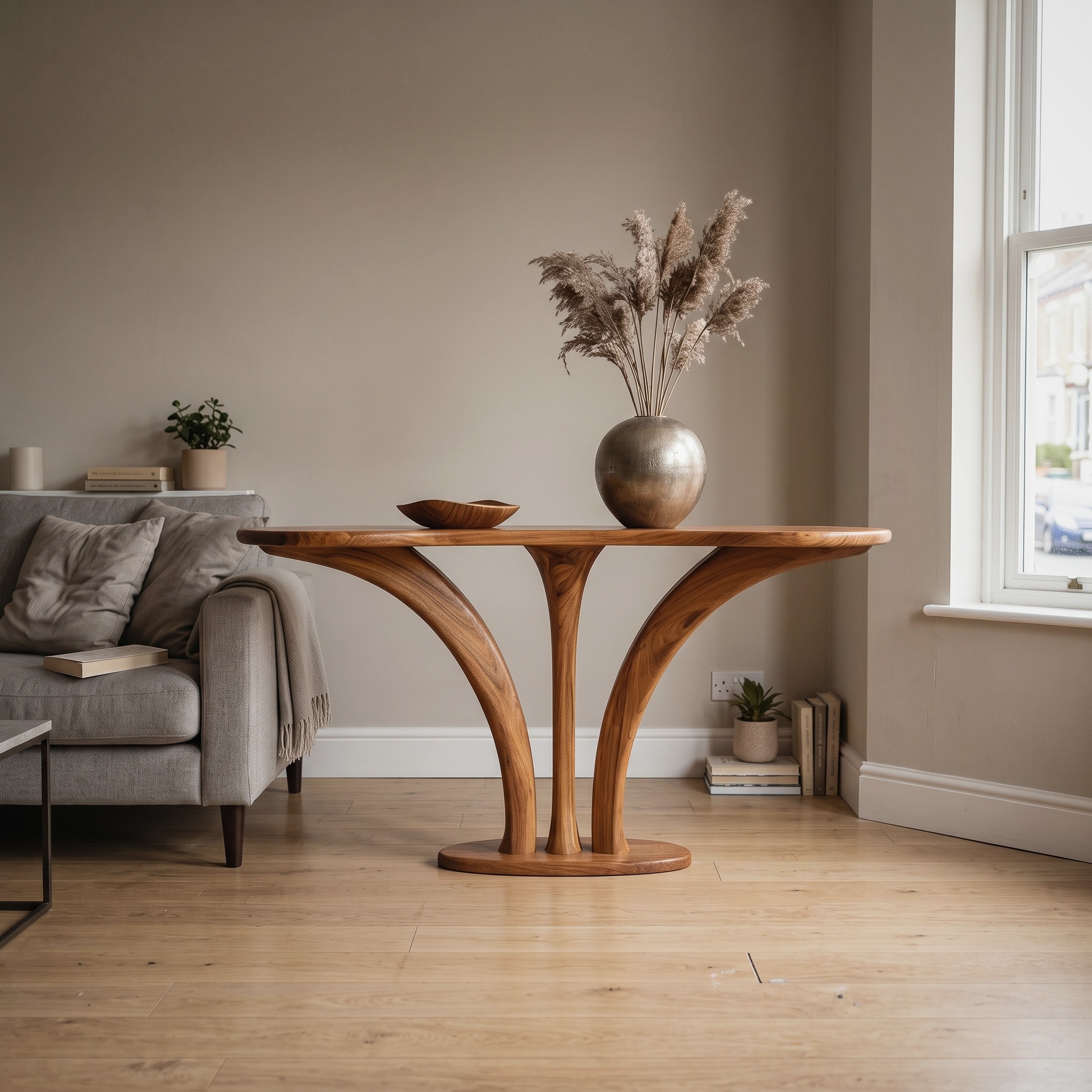 Mid Century Classic Console Table Living Room and Dining Room