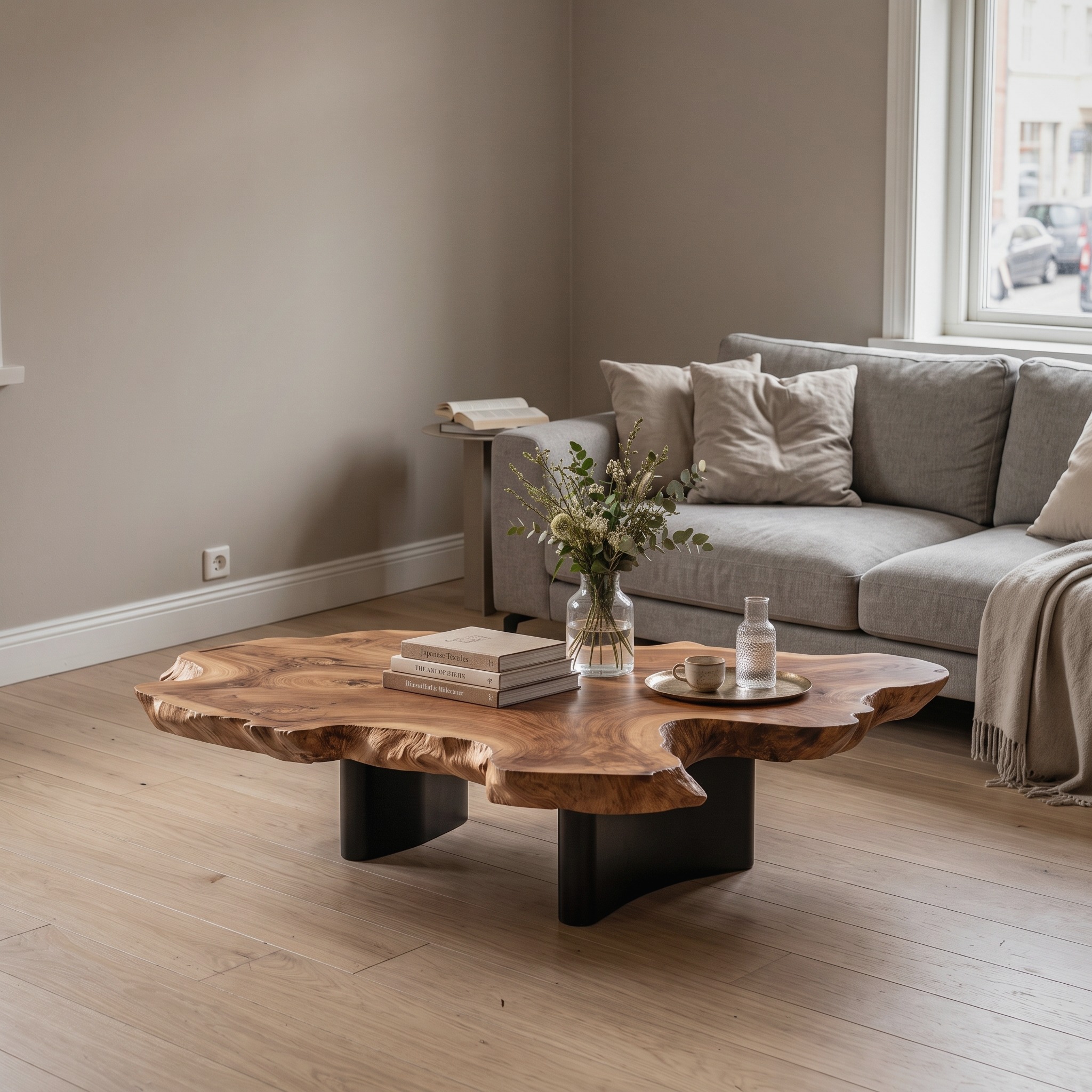 Mid Century Coffee Table for Natural Wood Interior
