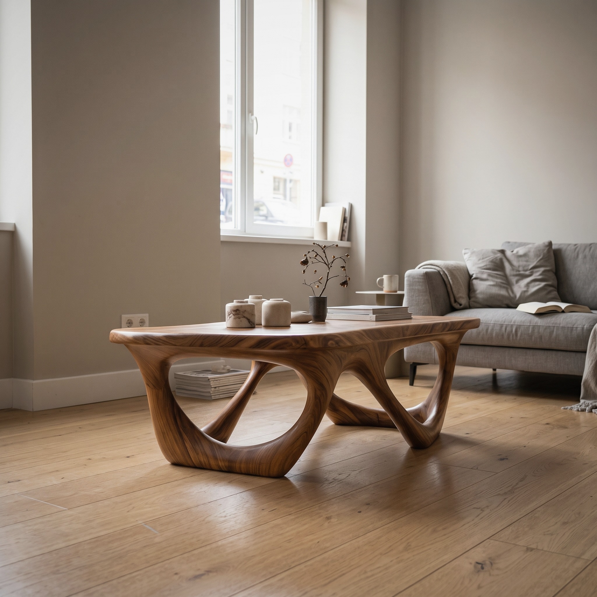 Mid Century Coffee Table Living Room Decor