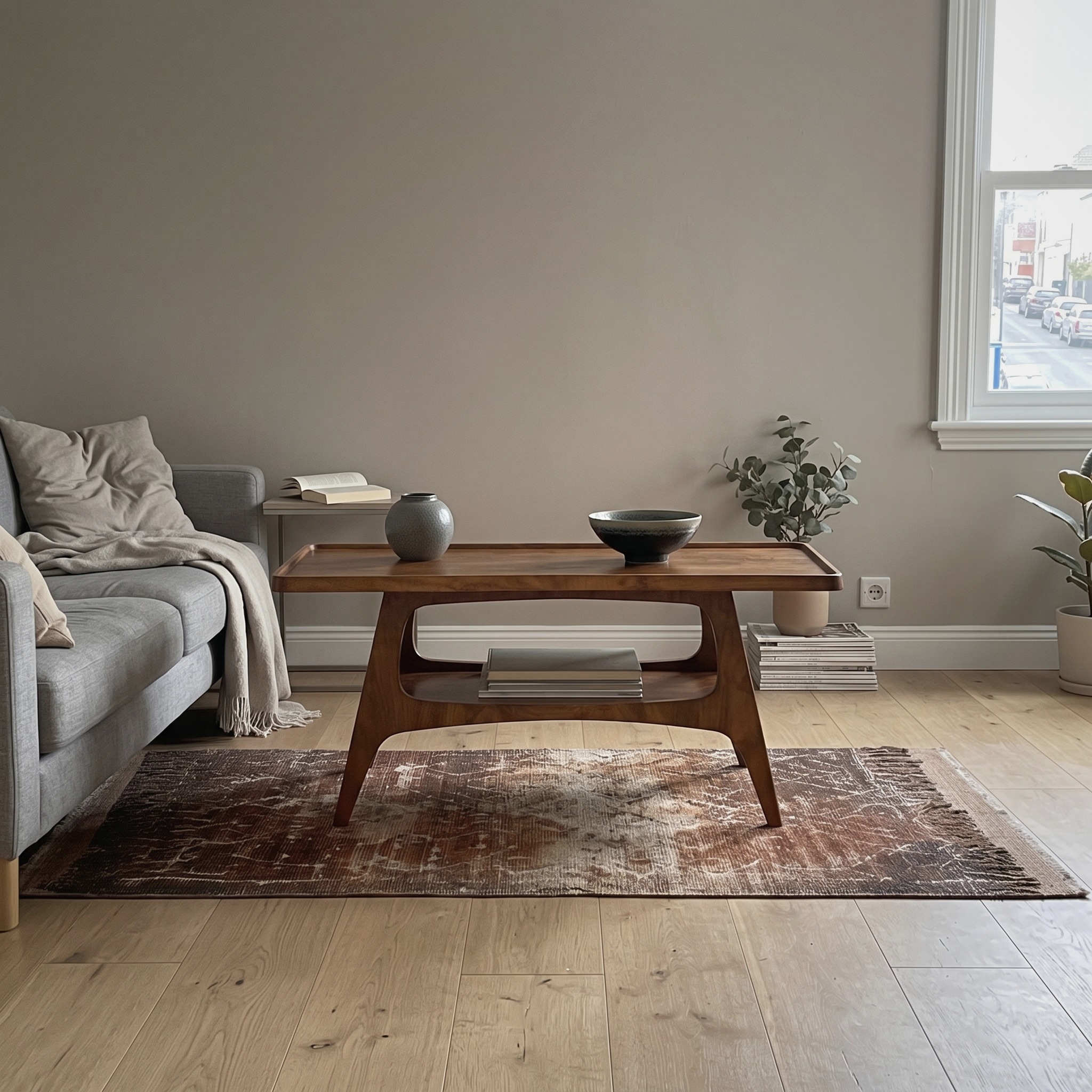 Mid Century Coffee Table Wooden Furniture