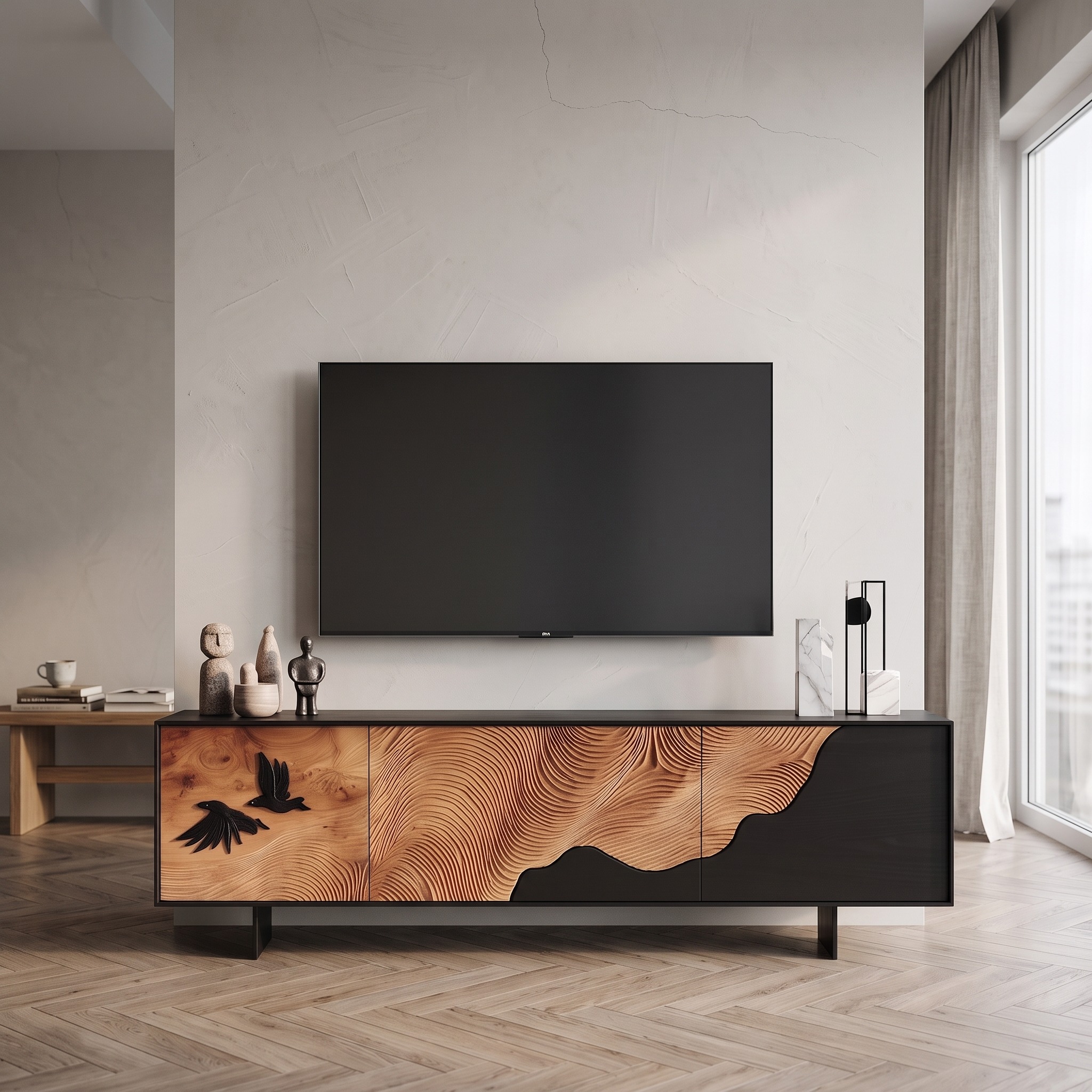 Mid Century Media Cabinet for Home Furniture
