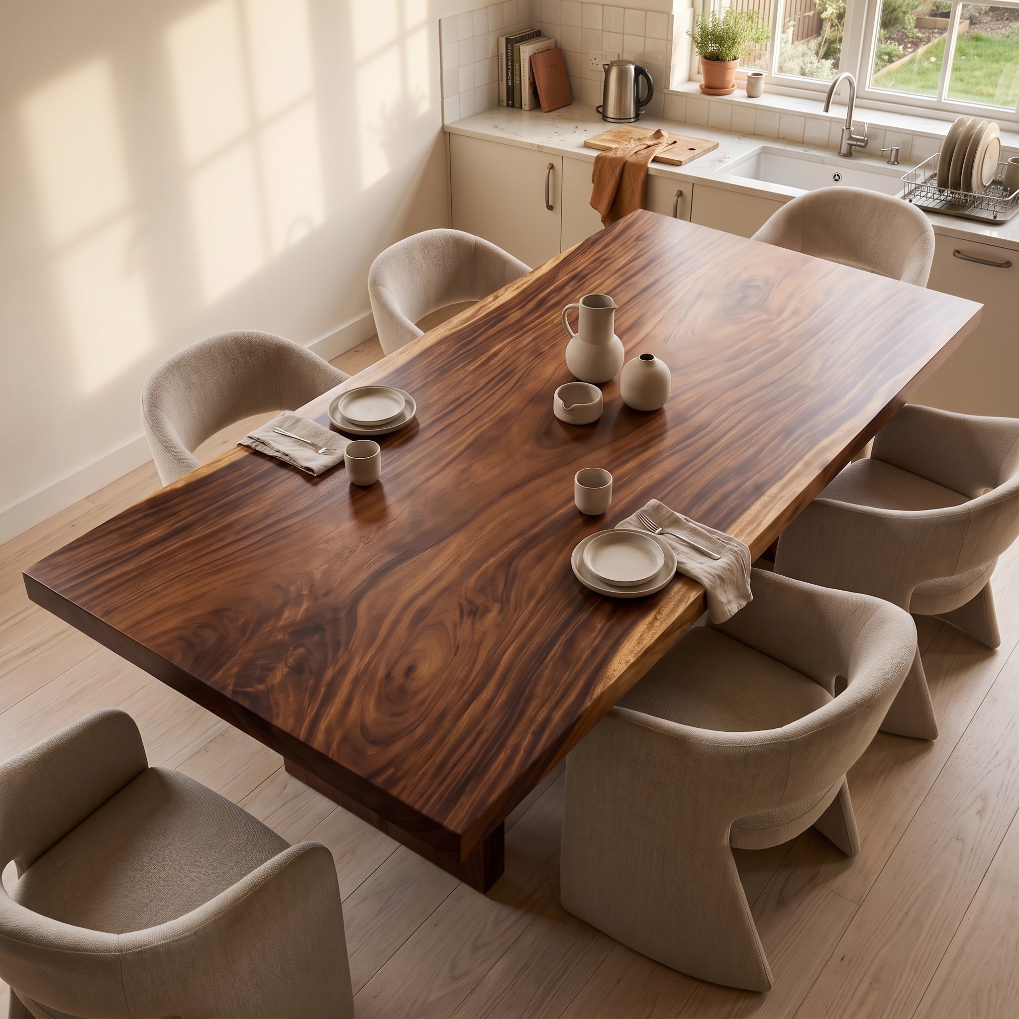 Mid Century Rectangular Dining Table Top Dining Room