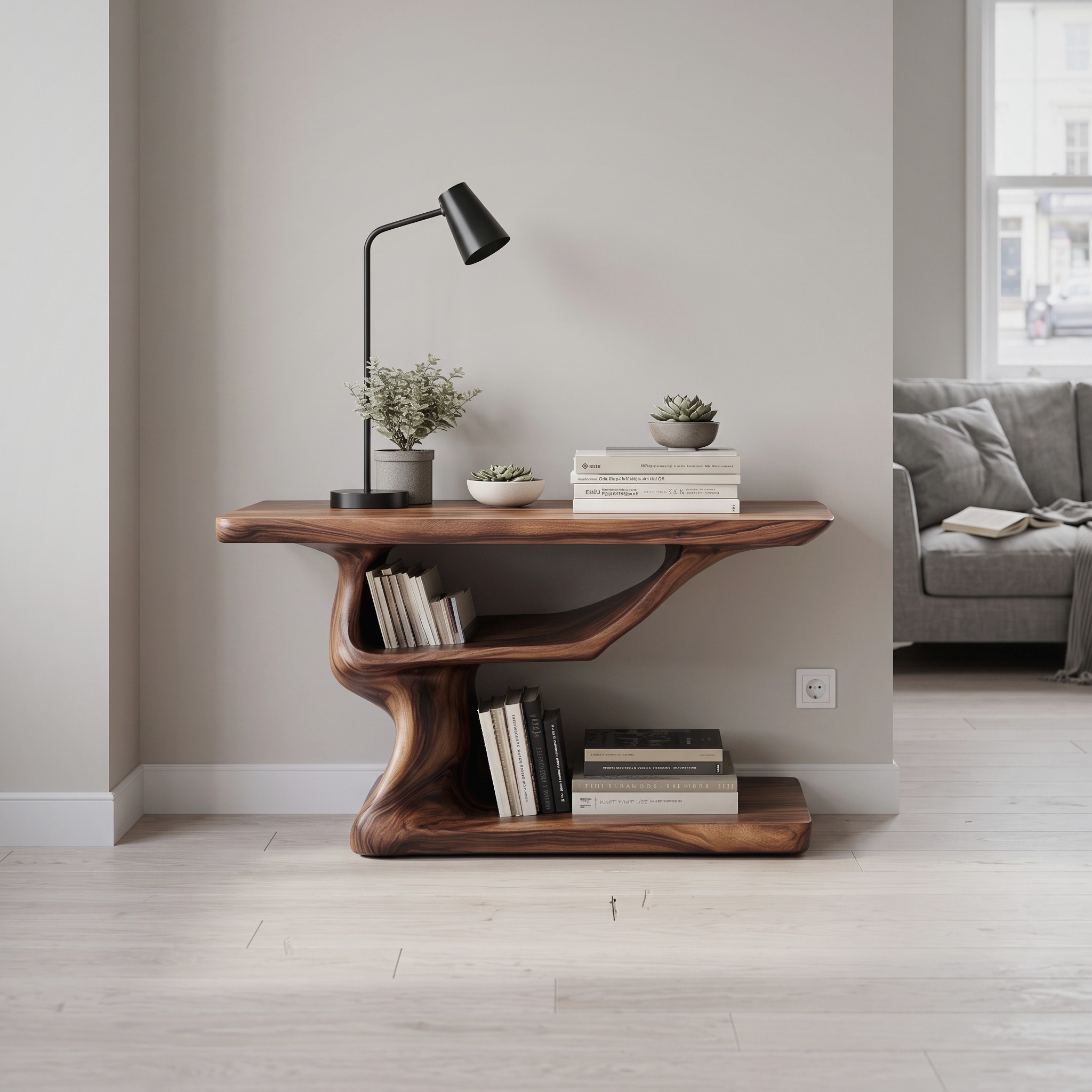 Mid Century Side Table Living Room and Entryway