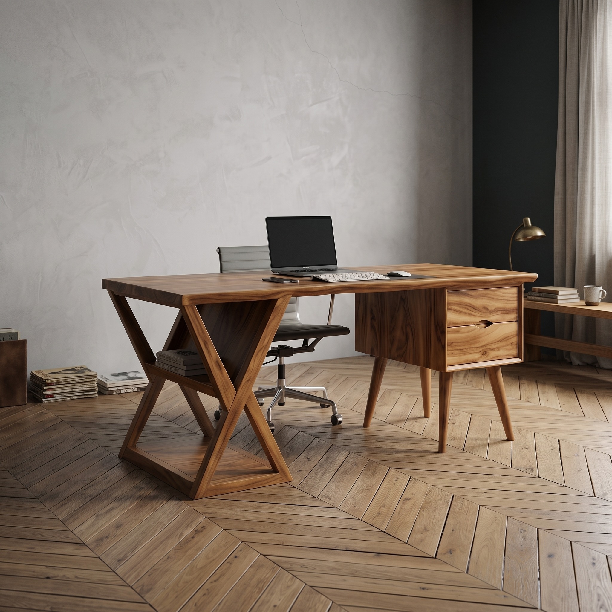 Minimalist Executive Desk Creative Office
