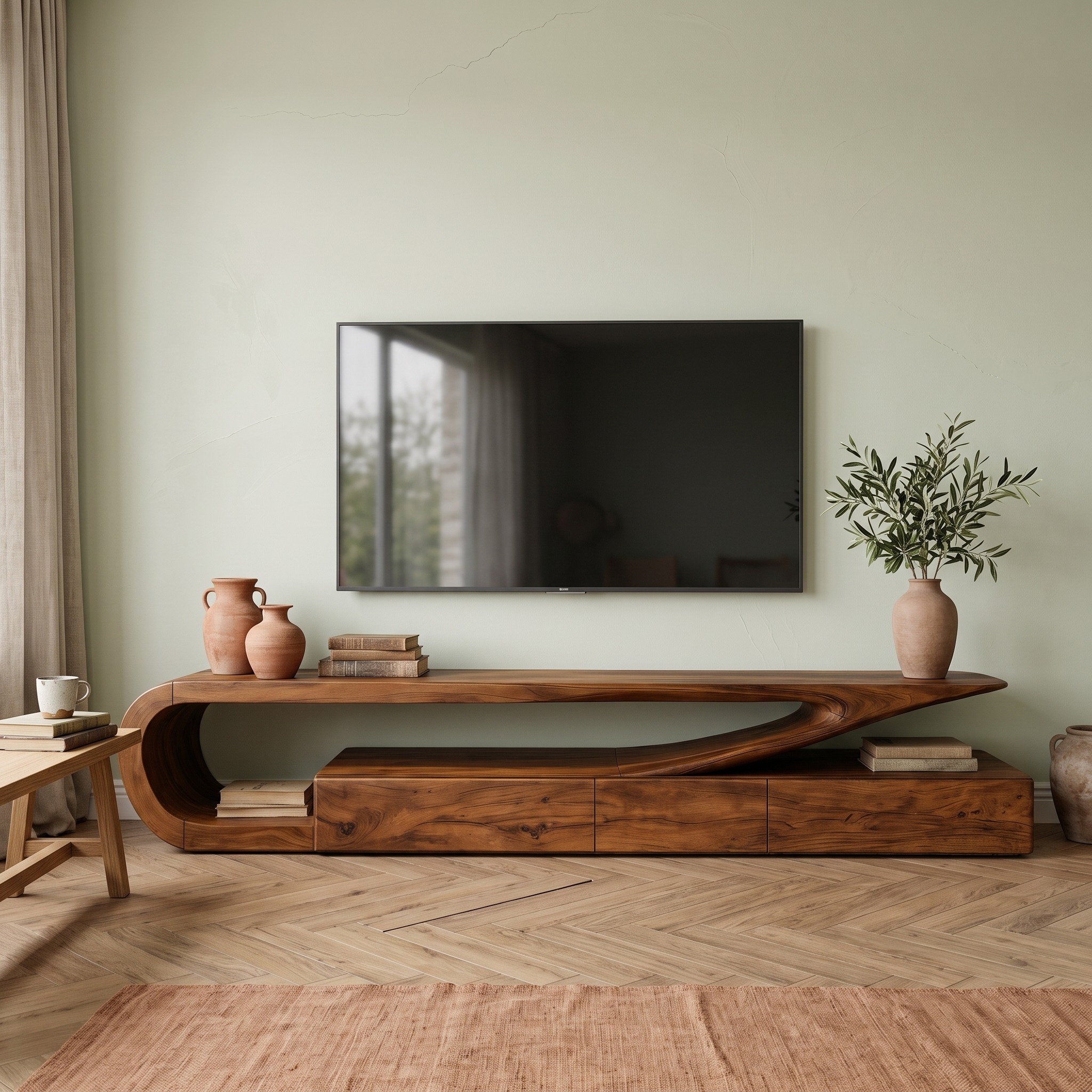 Minimalist TV Console for Living Room TV Stand