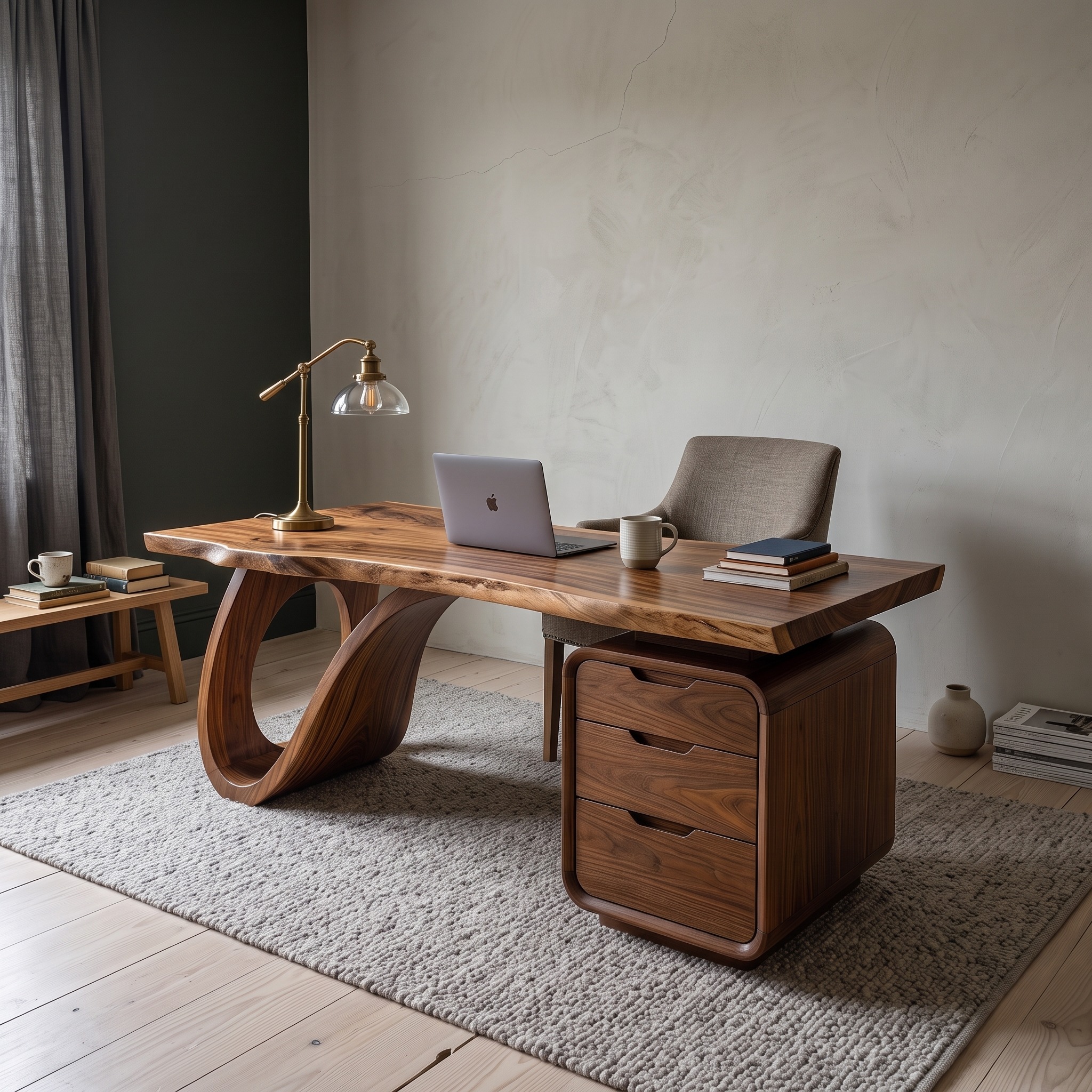 Modern Corner Executive Desk Coastal Home