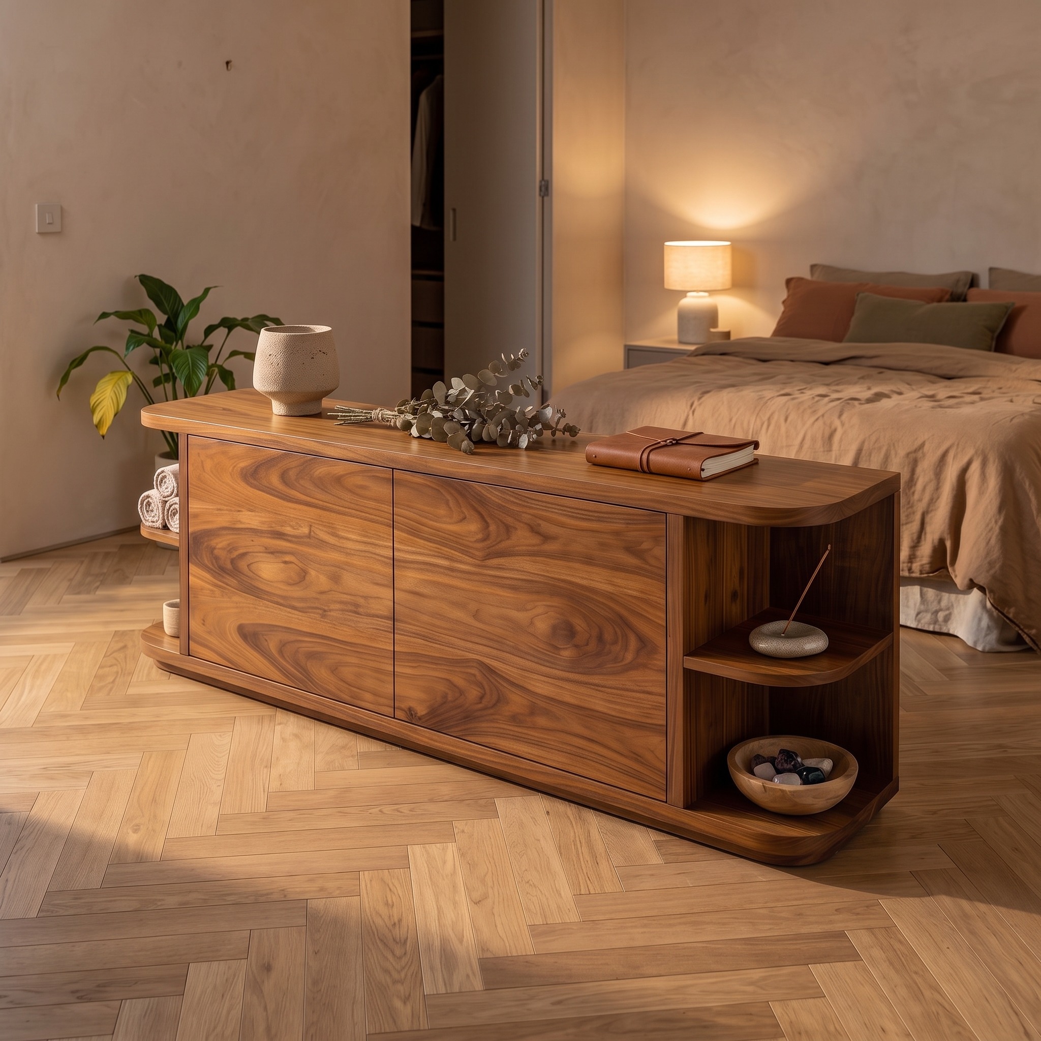 Modern Drawer Console Cabinet for Living Room