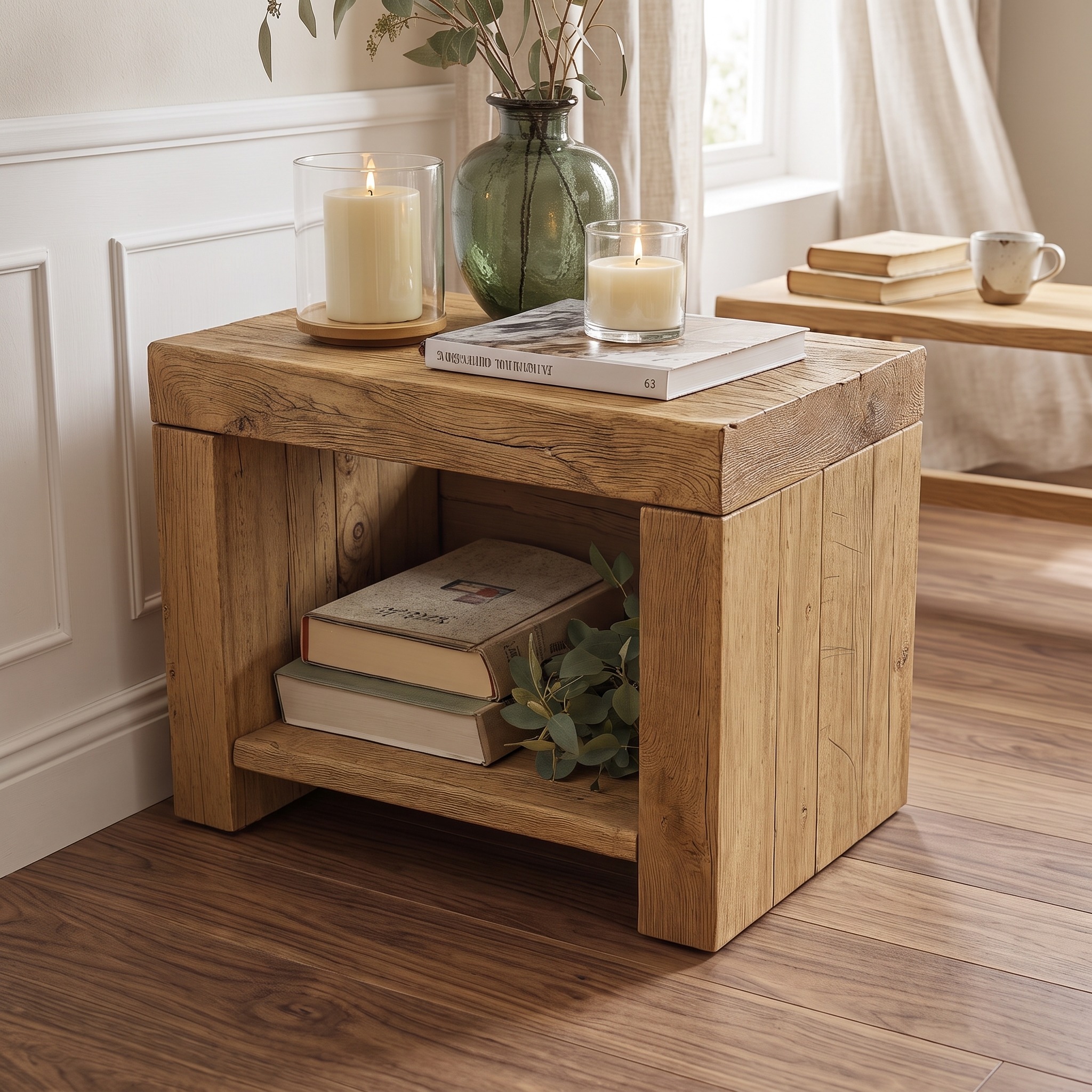 Modern Minimalist Wooden Nightstand for Elegant Bedrooms